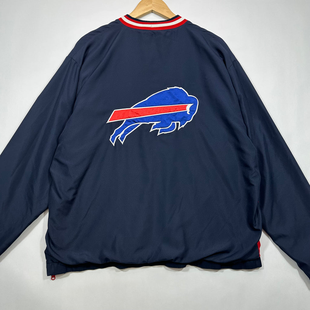 Vintage Buffalo Bills Pullover Windbreaker Jacket Large