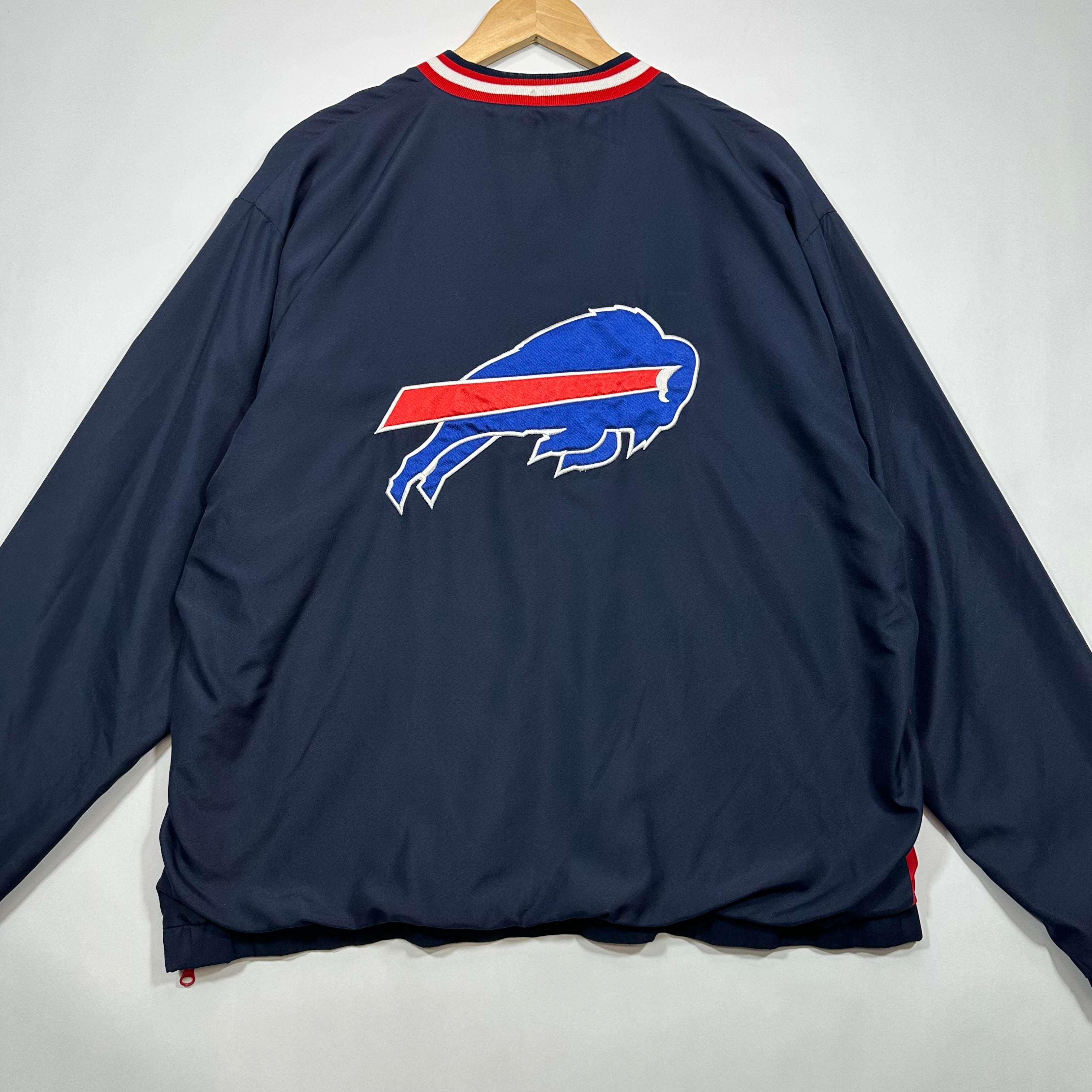 Vintage Buffalo Bills Pullover Windbreaker Jacket Large