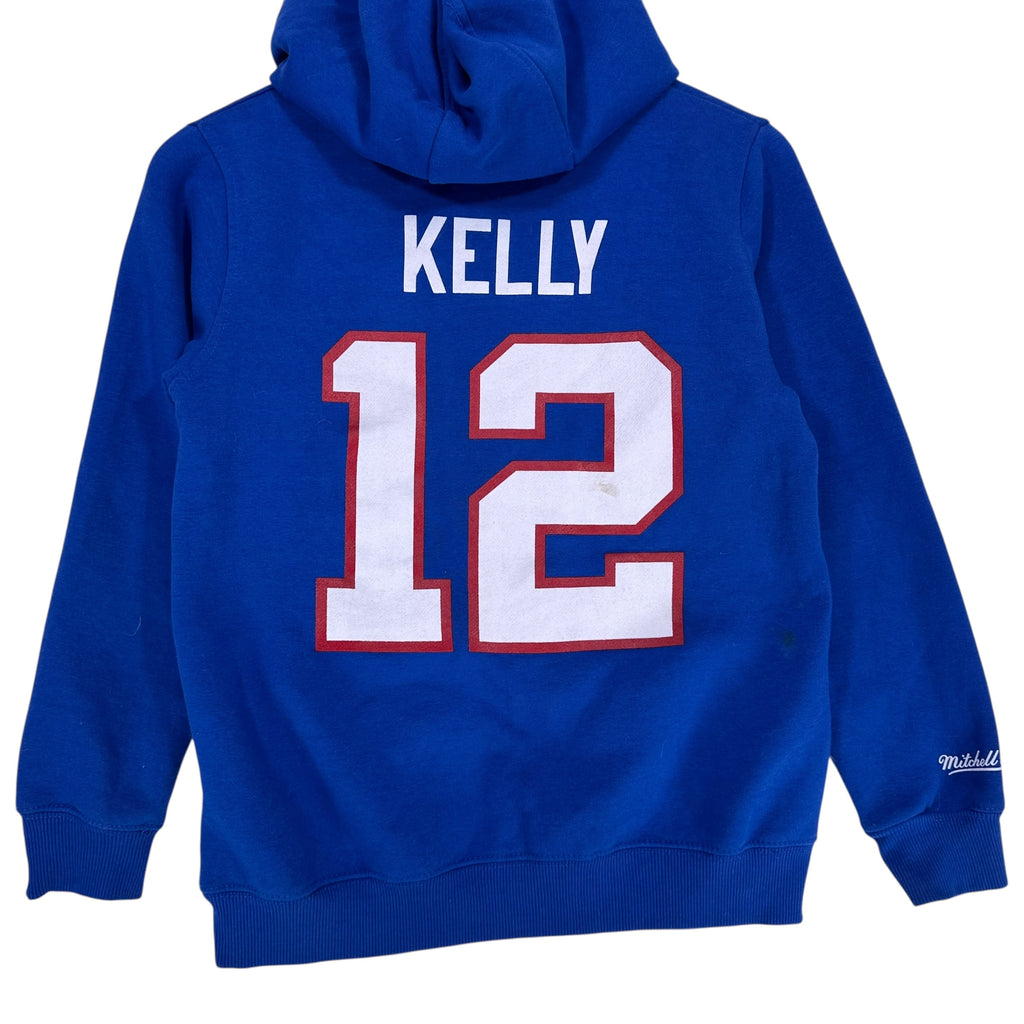 Kids Buffalo Bills Jim Kelly Hoodie Sweatshirt Size Medium 10/12