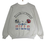 Vintage Buffalo Bills 1994 Homemade Super Bowl Crewneck Sweatshirt Large