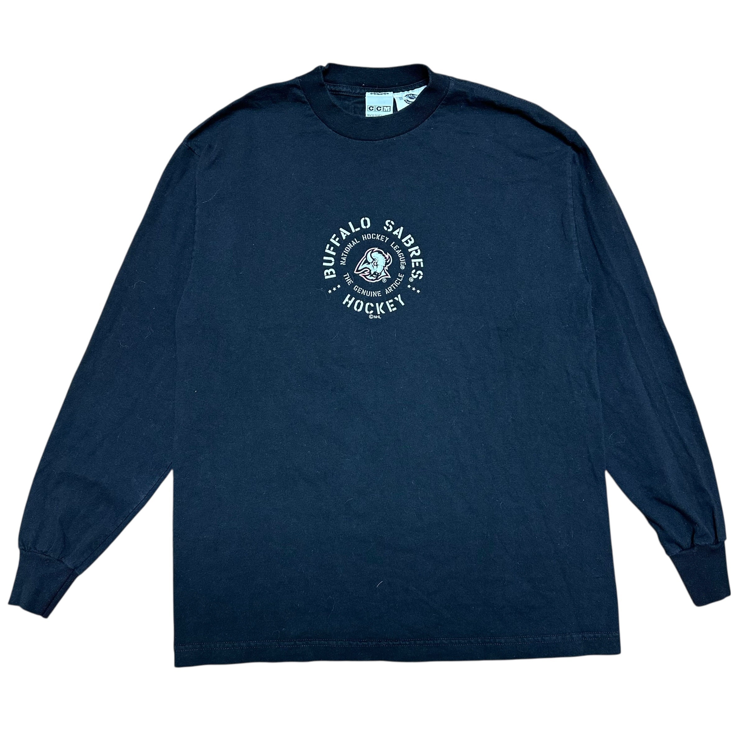 Vintage Buffalo Sabres Long Sleeve Shirt Medium