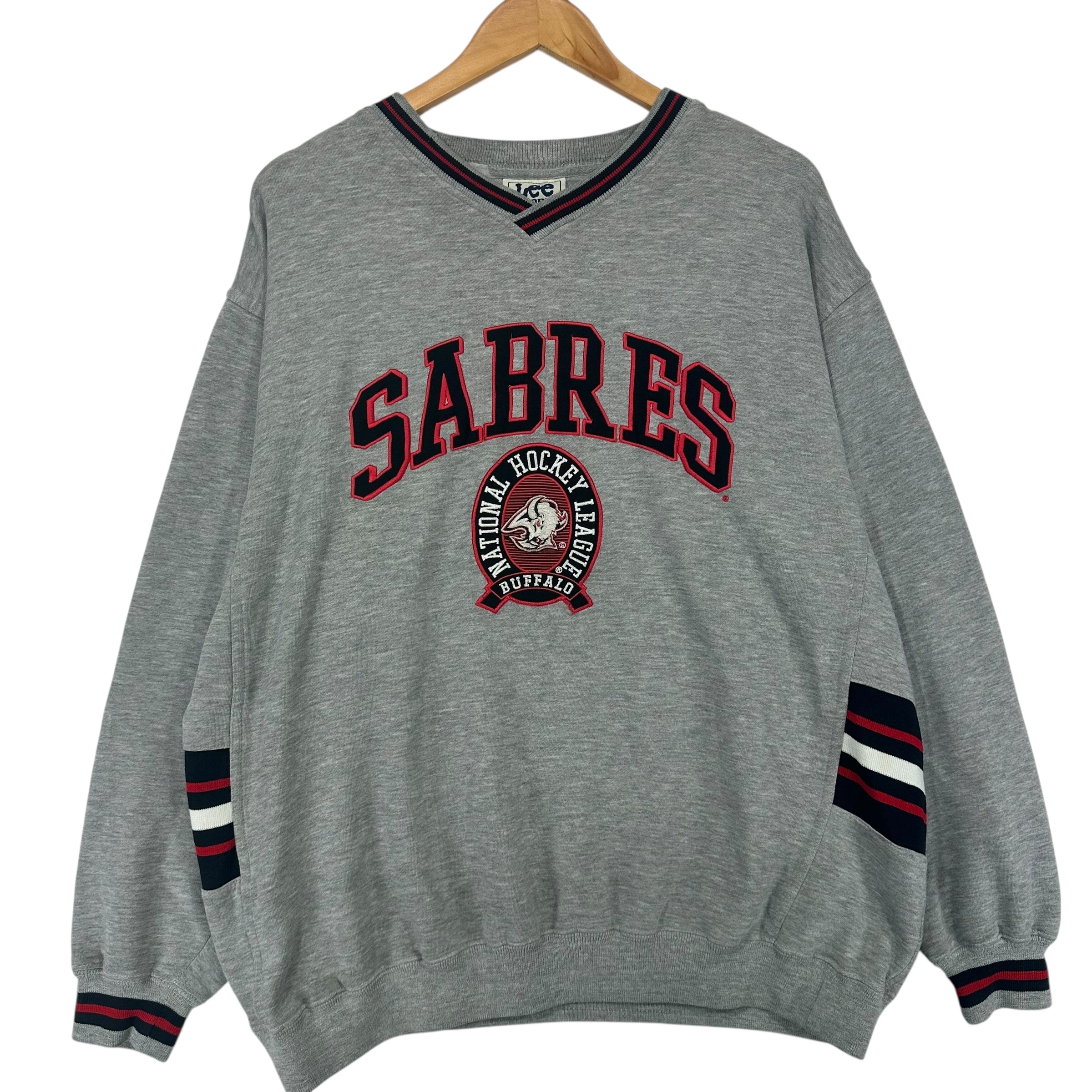 Vintage Buffalo Sabres Embroidered Crewneck Sweatshirt Large