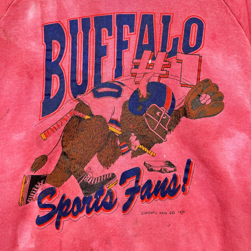 Vintage Buffalo Bills Sports Fan Crewneck Sweatshirt XL