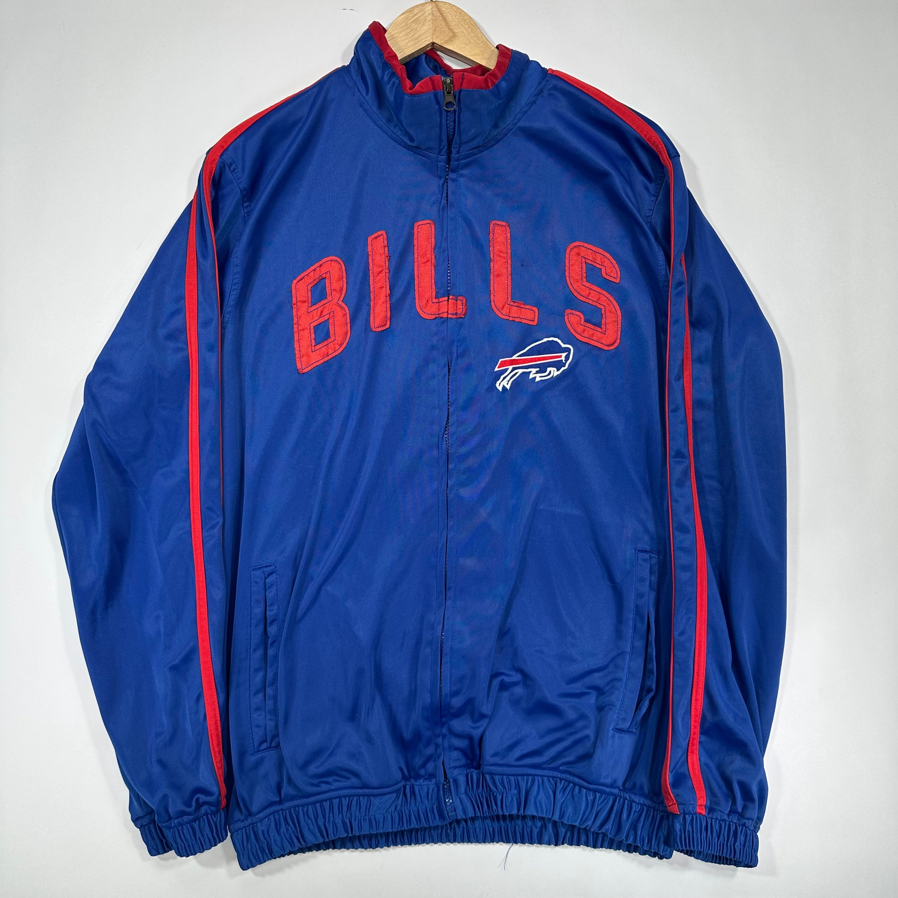 Vintage Buffalo Bills Track Jacket Sweatshirt Large