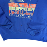 Vintage Buffalo Bills Greatest Comeback Crewneck Sweatshirt Medium