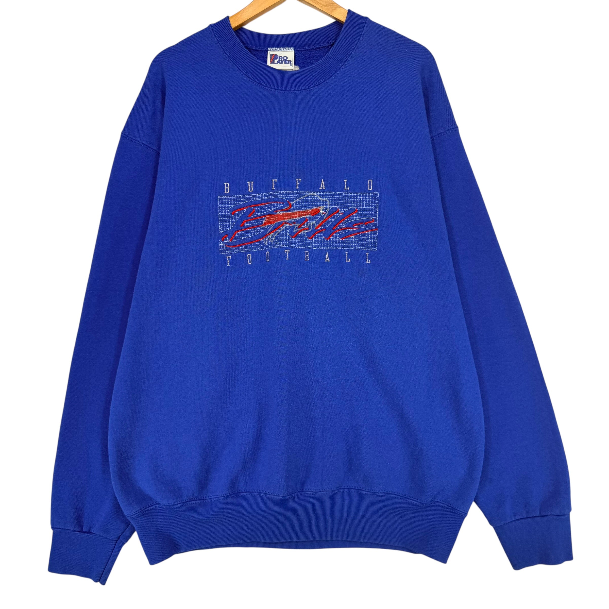 Vintage Buffalo Bills Embroidered Crewneck Sweatshirt XL