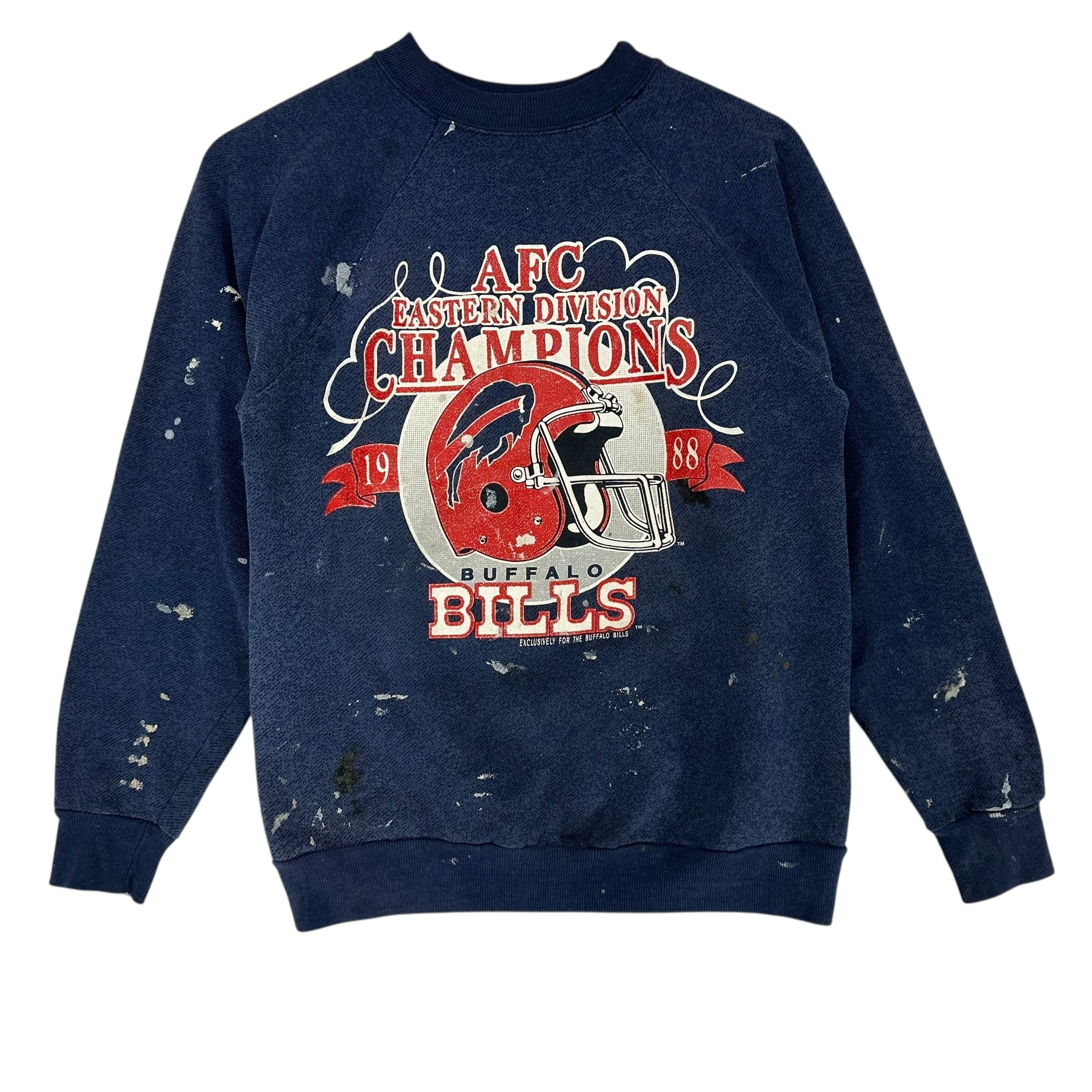 Vintage Buffalo Bills 1988 Division Champs Crewneck Sweatshirt Small