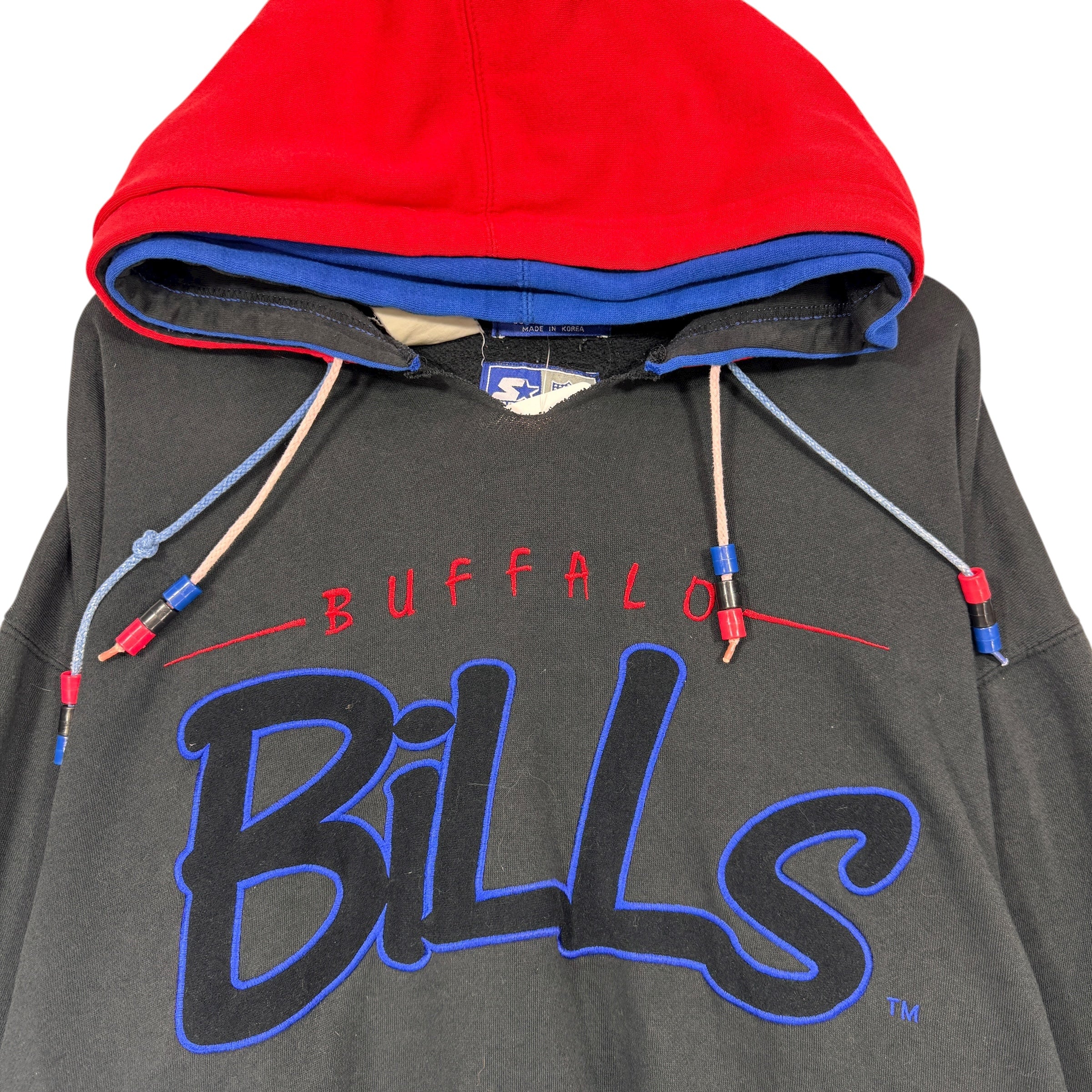 Vintage Buffalo Bills Starter Double Hood Sweatshirt Large