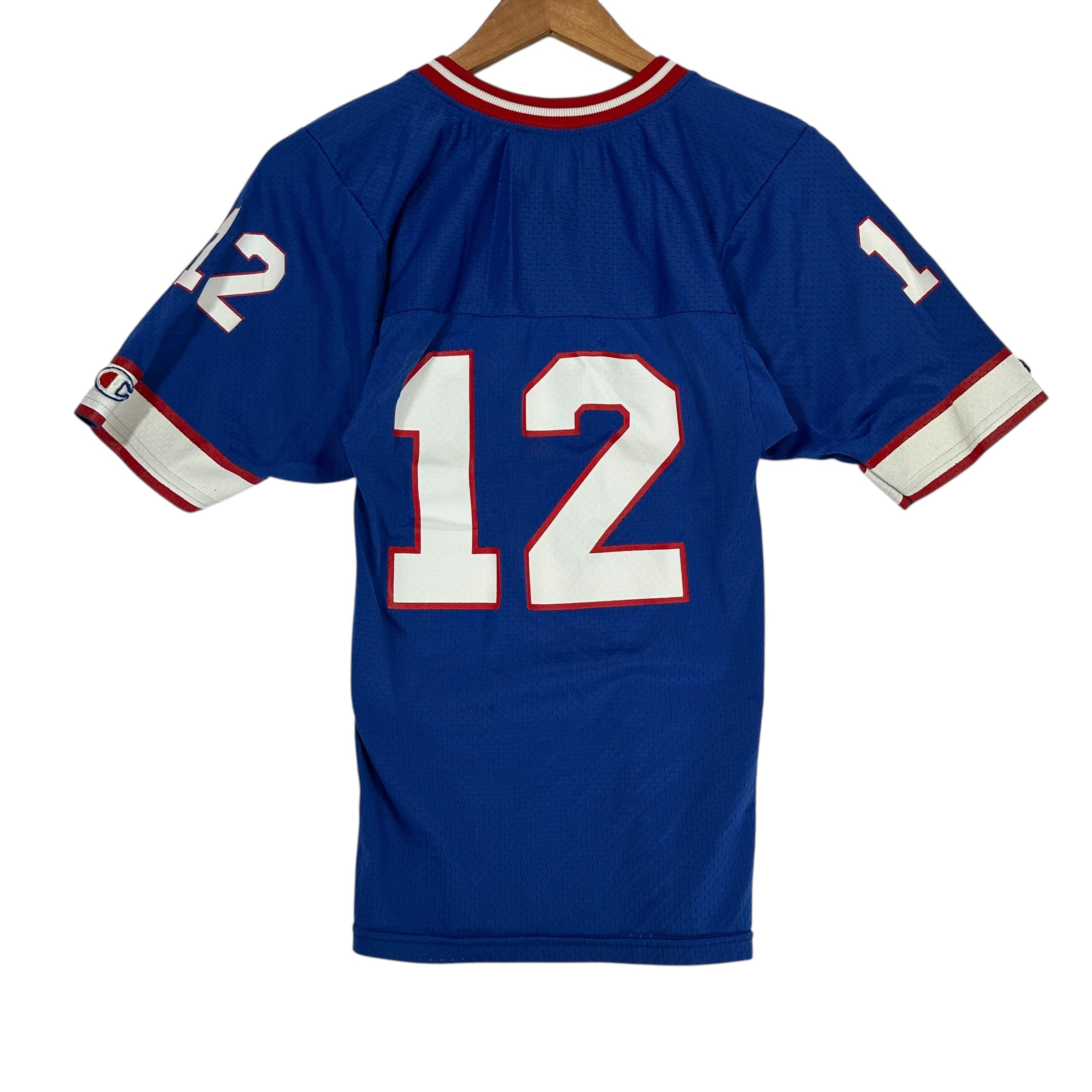 Vintage Kids Buffalo Bills Jim Kelly Shirt Jersey Size Medium 10/12