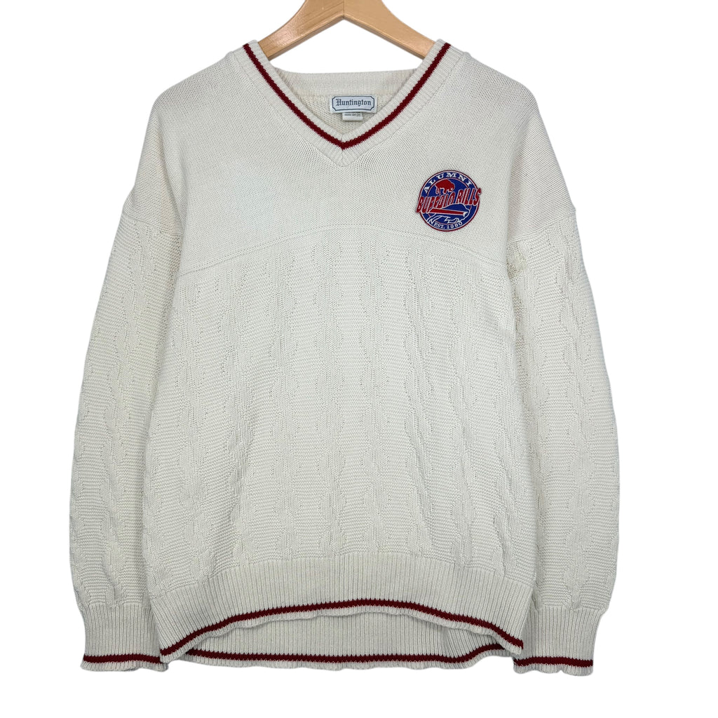 Vintage Buffalo Bills Knit Sweater Crewneck Sweatshirt Large