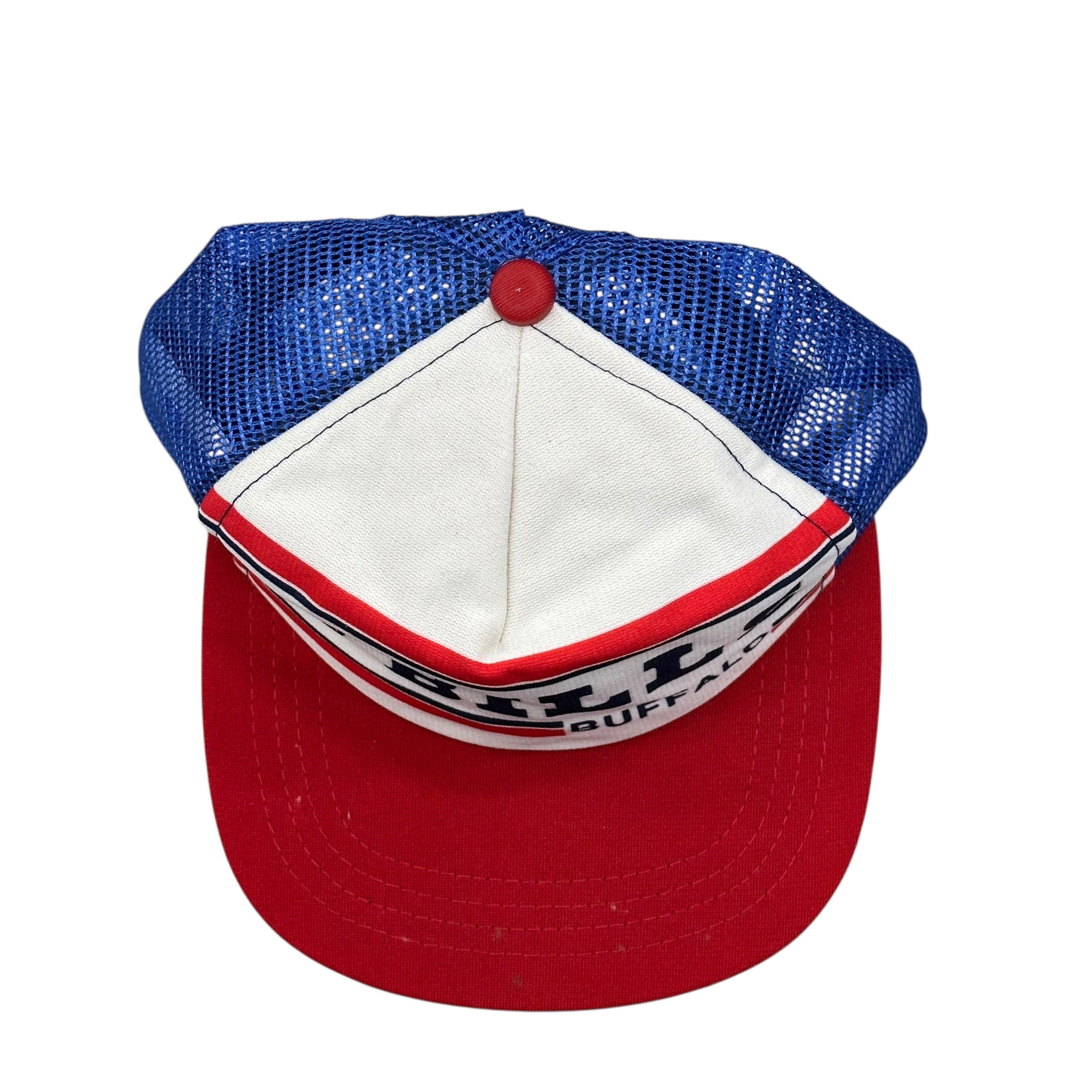 Vintage Buffalo Bills 1980s Mesh Trucker Snapback Hat
