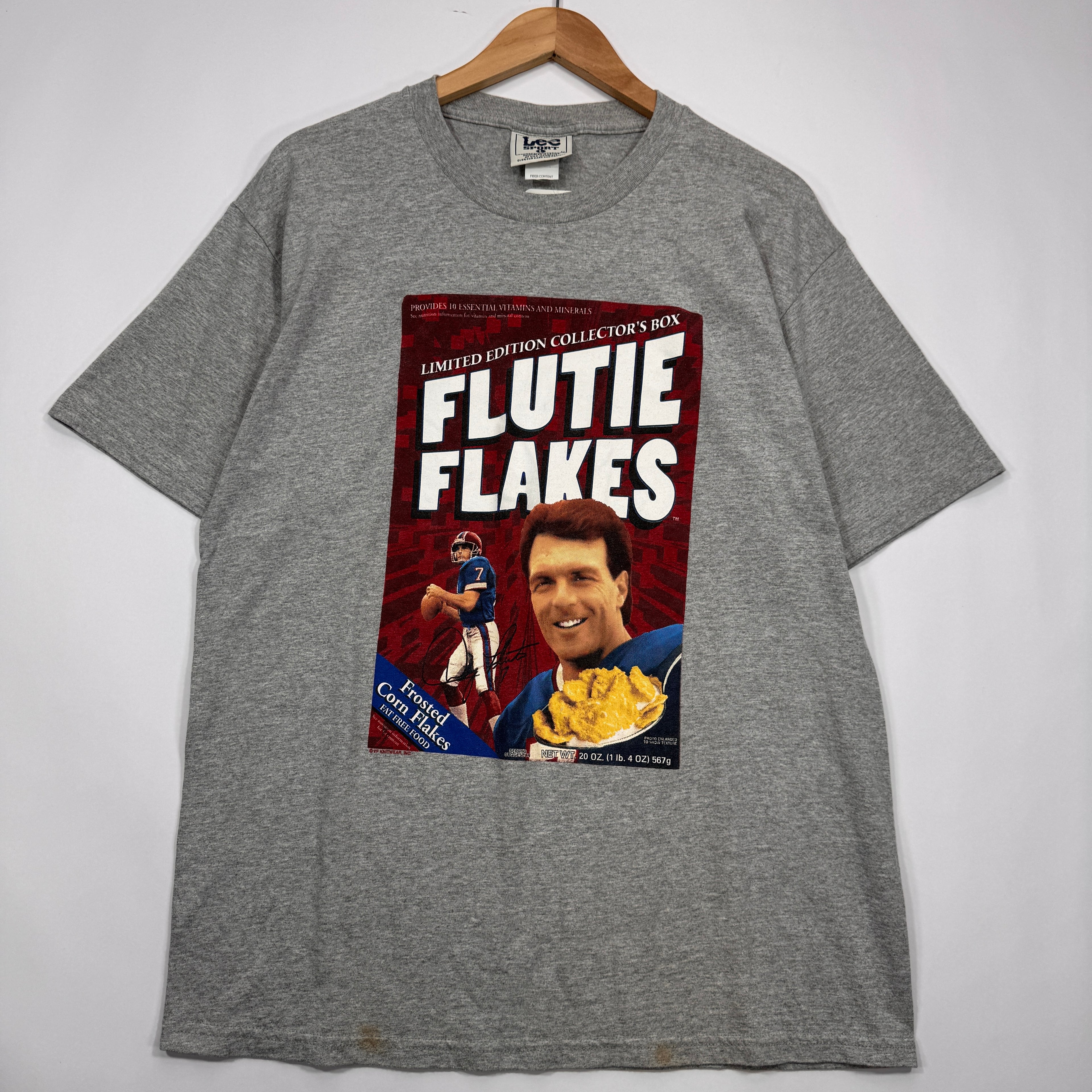 Vintage Buffalo Bills Flutie Flakes Shirt Large