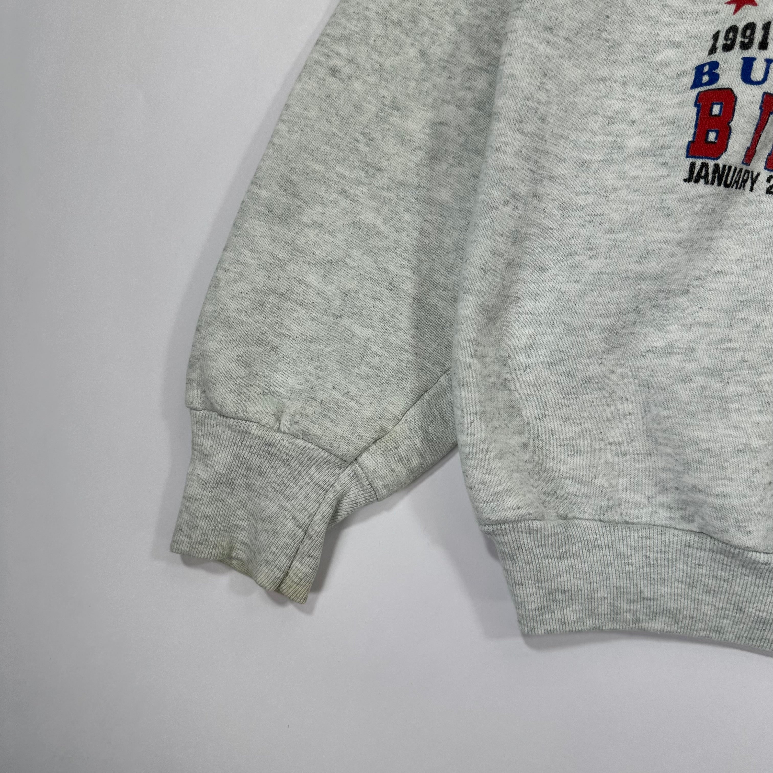 Vintage Buffalo Bills Washington Redskins 1992 Super Bowl Crewneck Sweatshirt XL