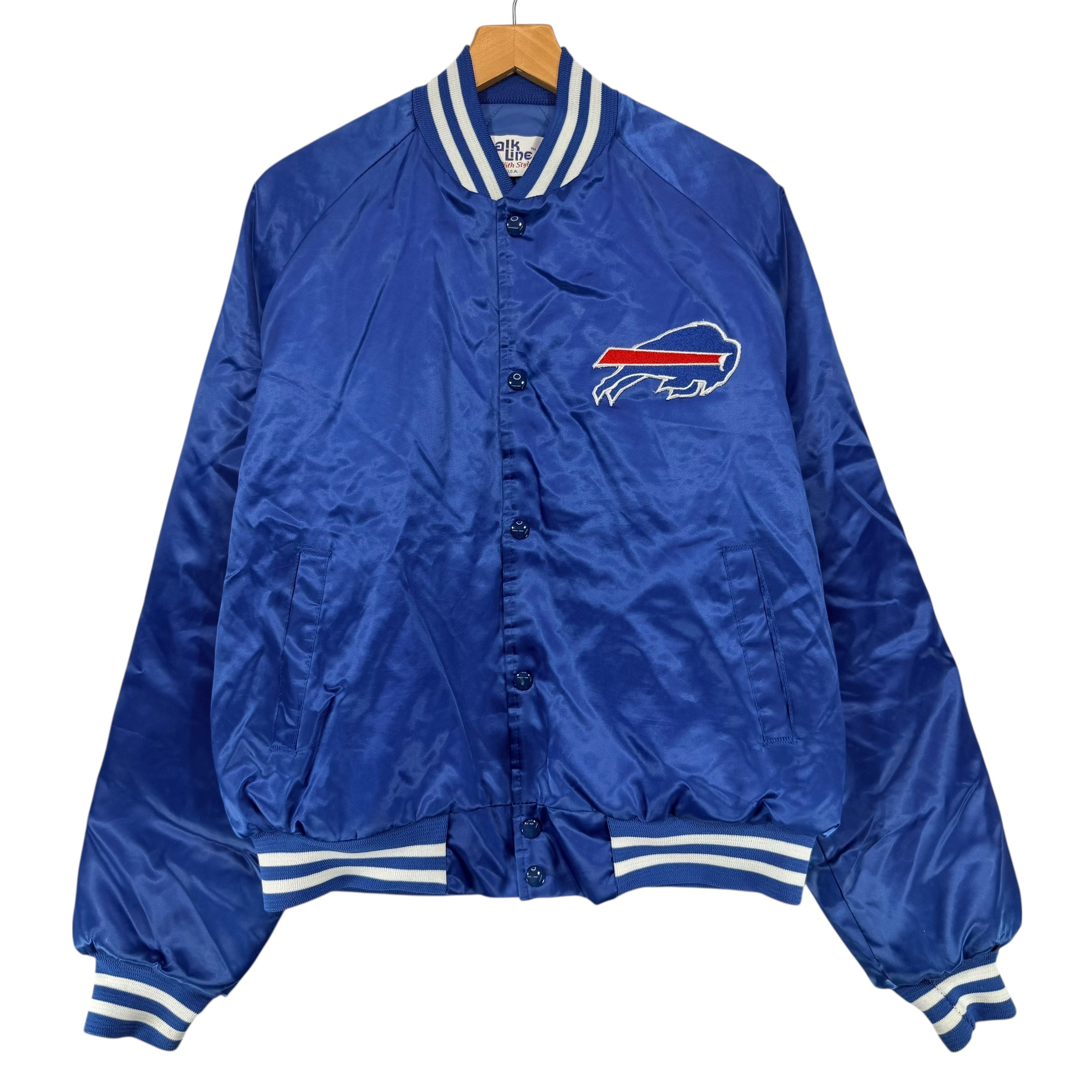 Vintage Buffalo Bills Satin Jacket Large
