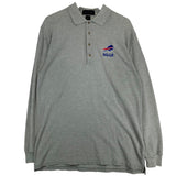 Vintage Buffalo Bills Long Sleeve Polo Shirt Medium