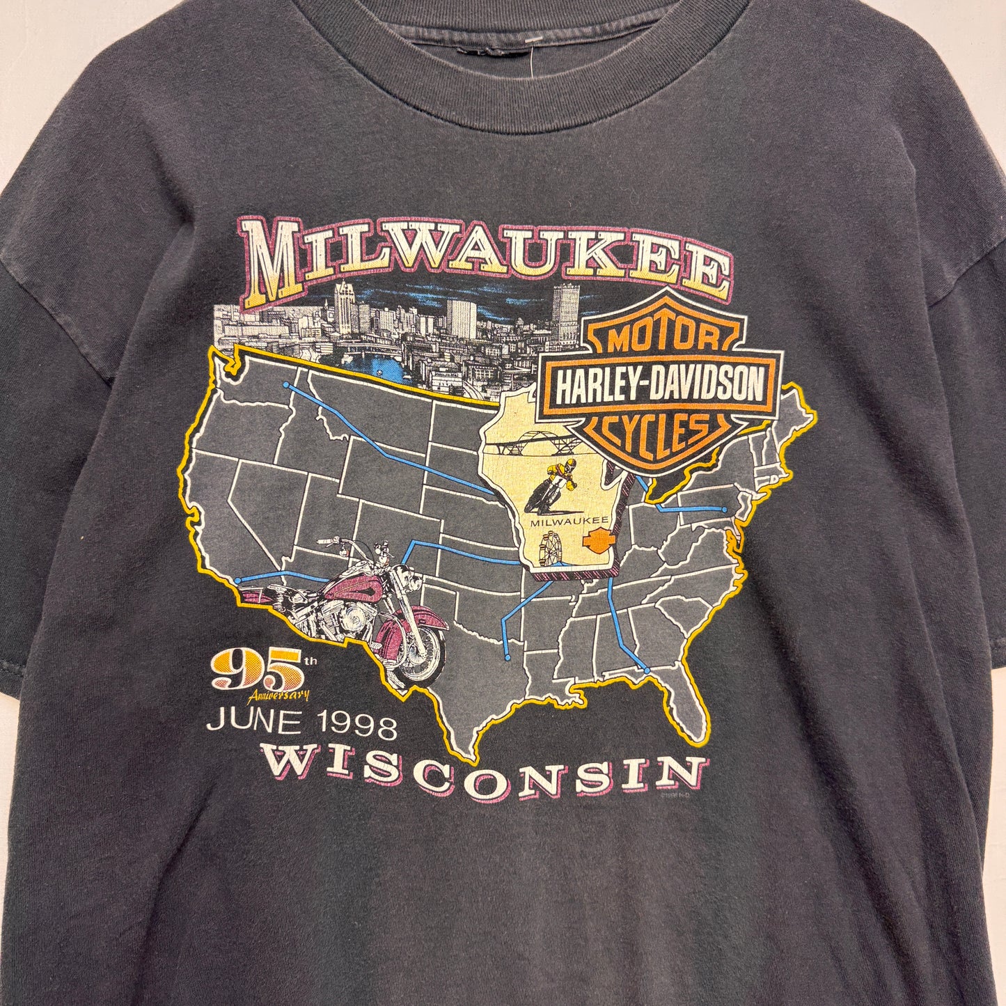 Vintage Harley Davidson Milwaukee WI Shirt XL