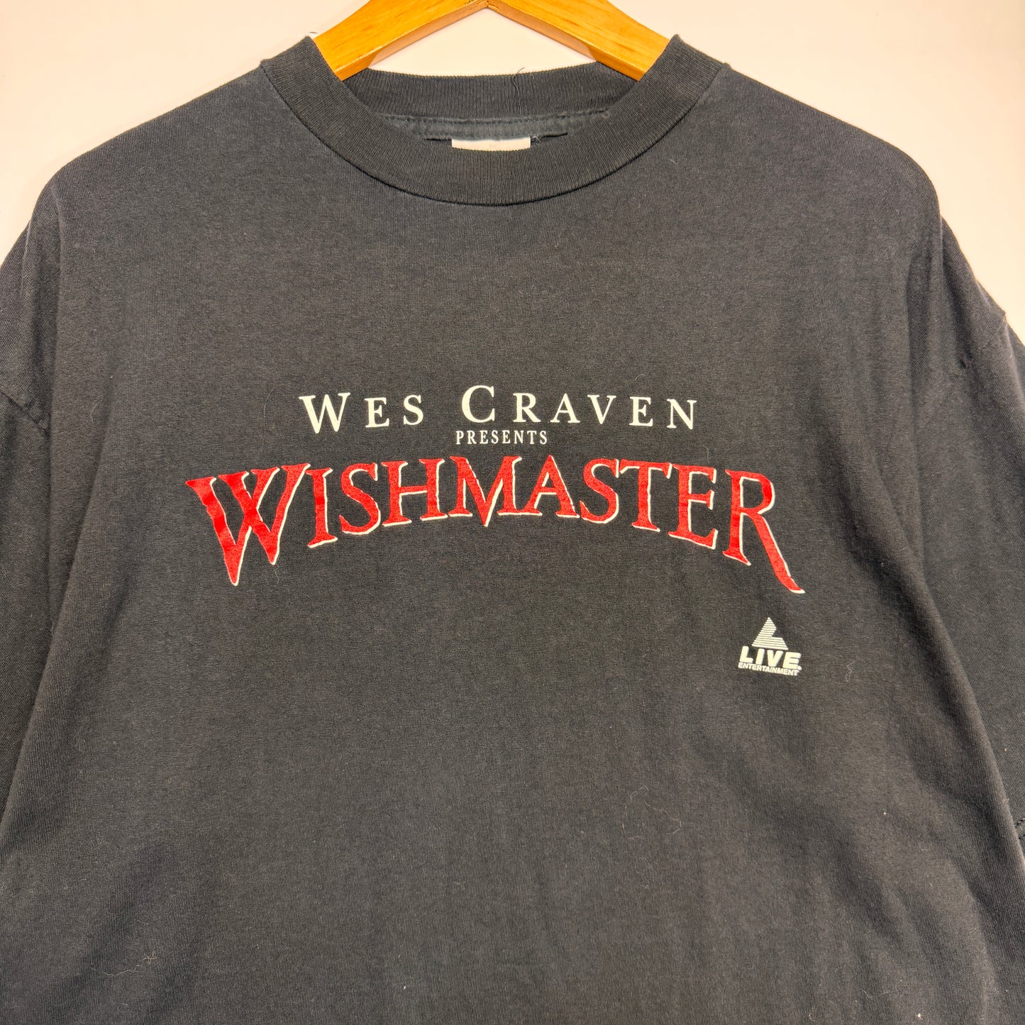 Vintage Wes Craven Wishmaster Movie Shirt XL
