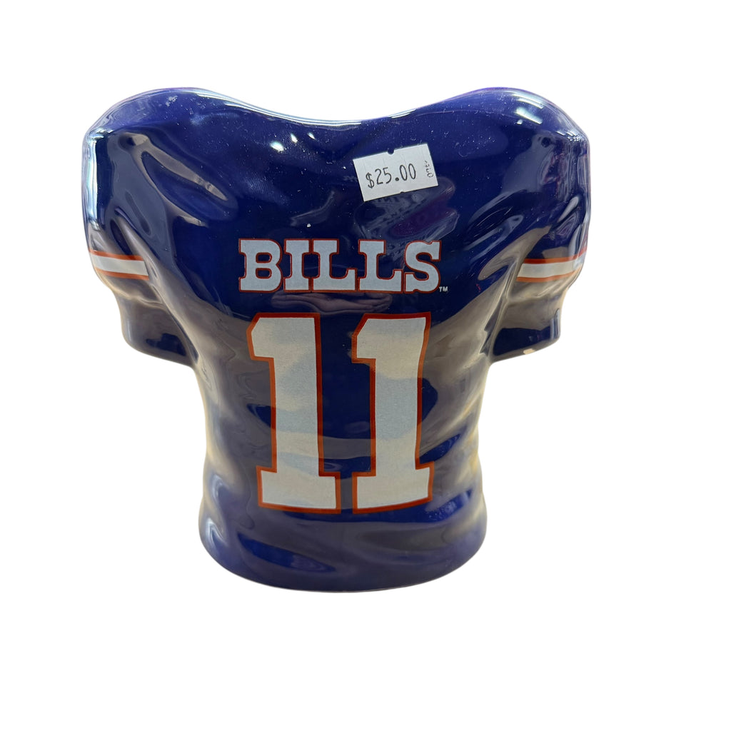 Vintage Buffalo Bills Ceramic Planter