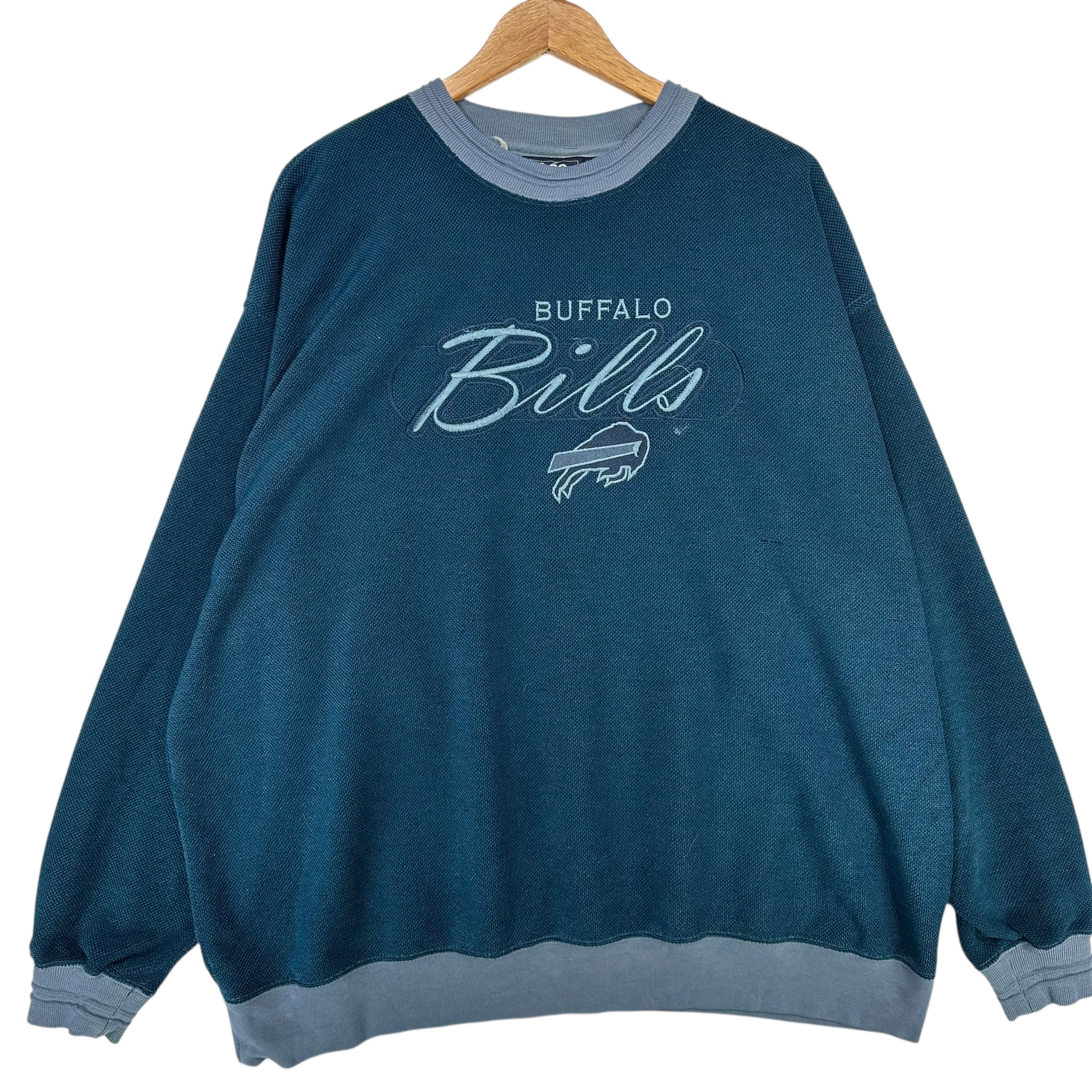 Vintage Buffalo Bills Embroidered Crewneck Sweatshirt XXL