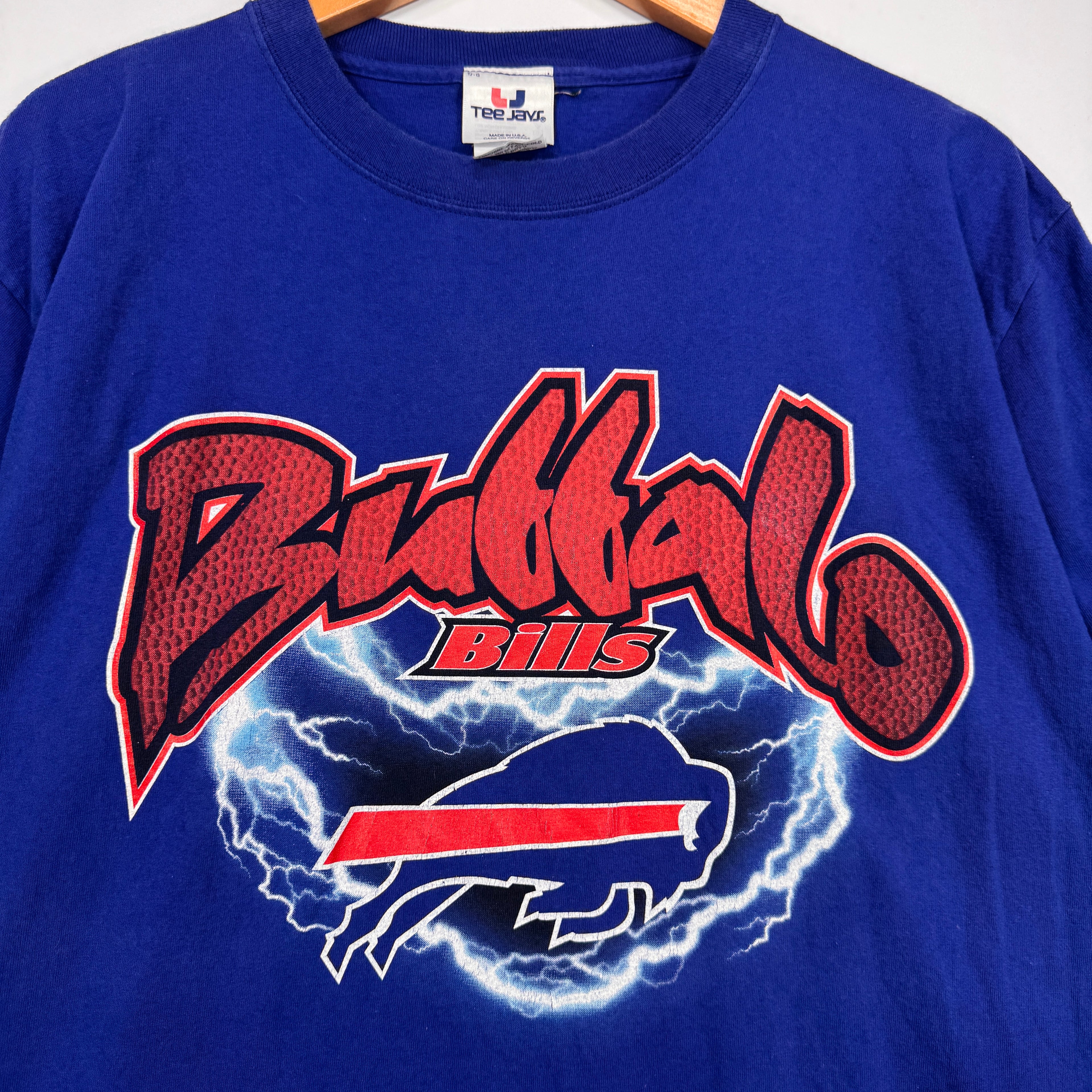 Vintage Buffalo Bills Lightning Shirt Large