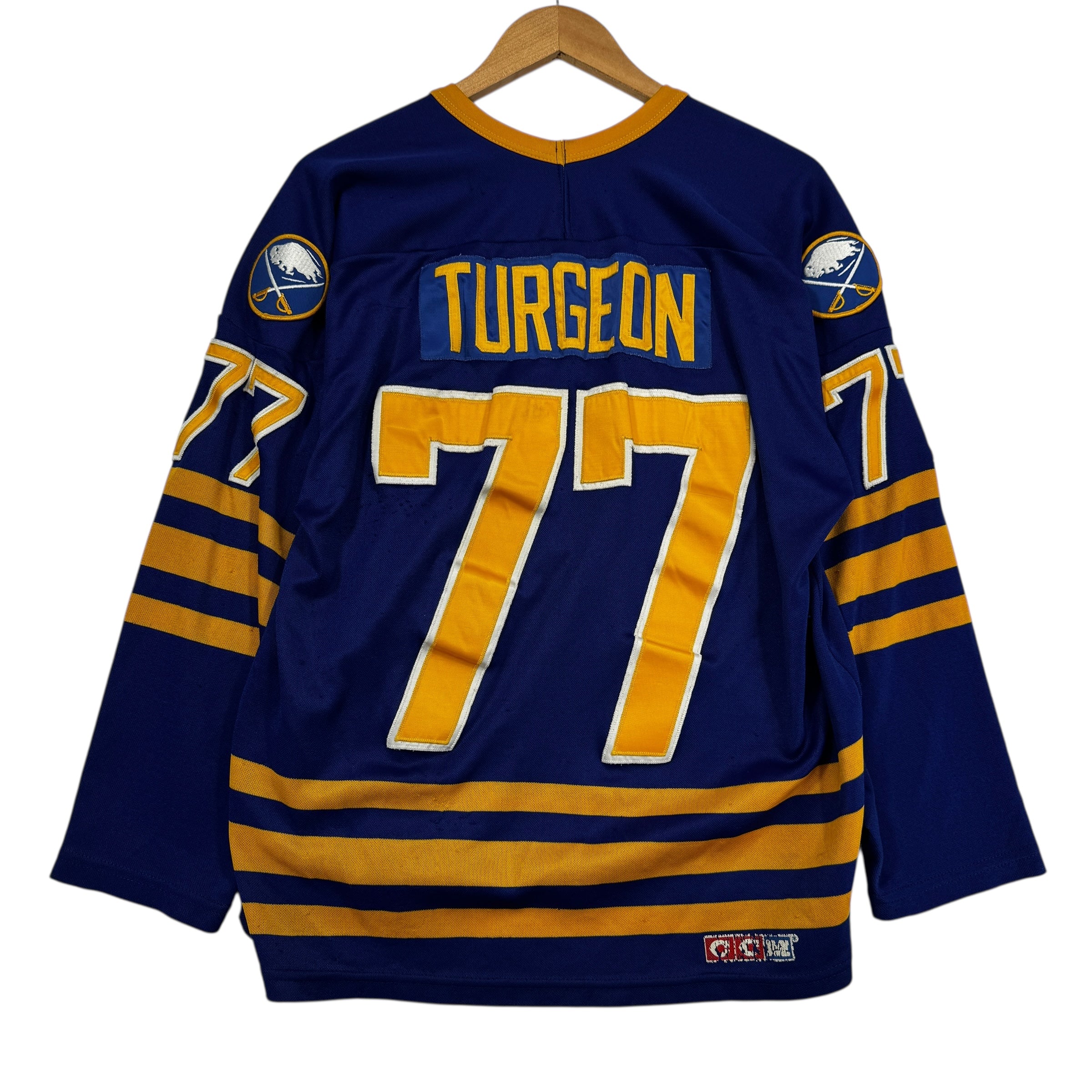 Vintage Buffalo Sabres Pierre Turgeon Jersey Shirt Medium