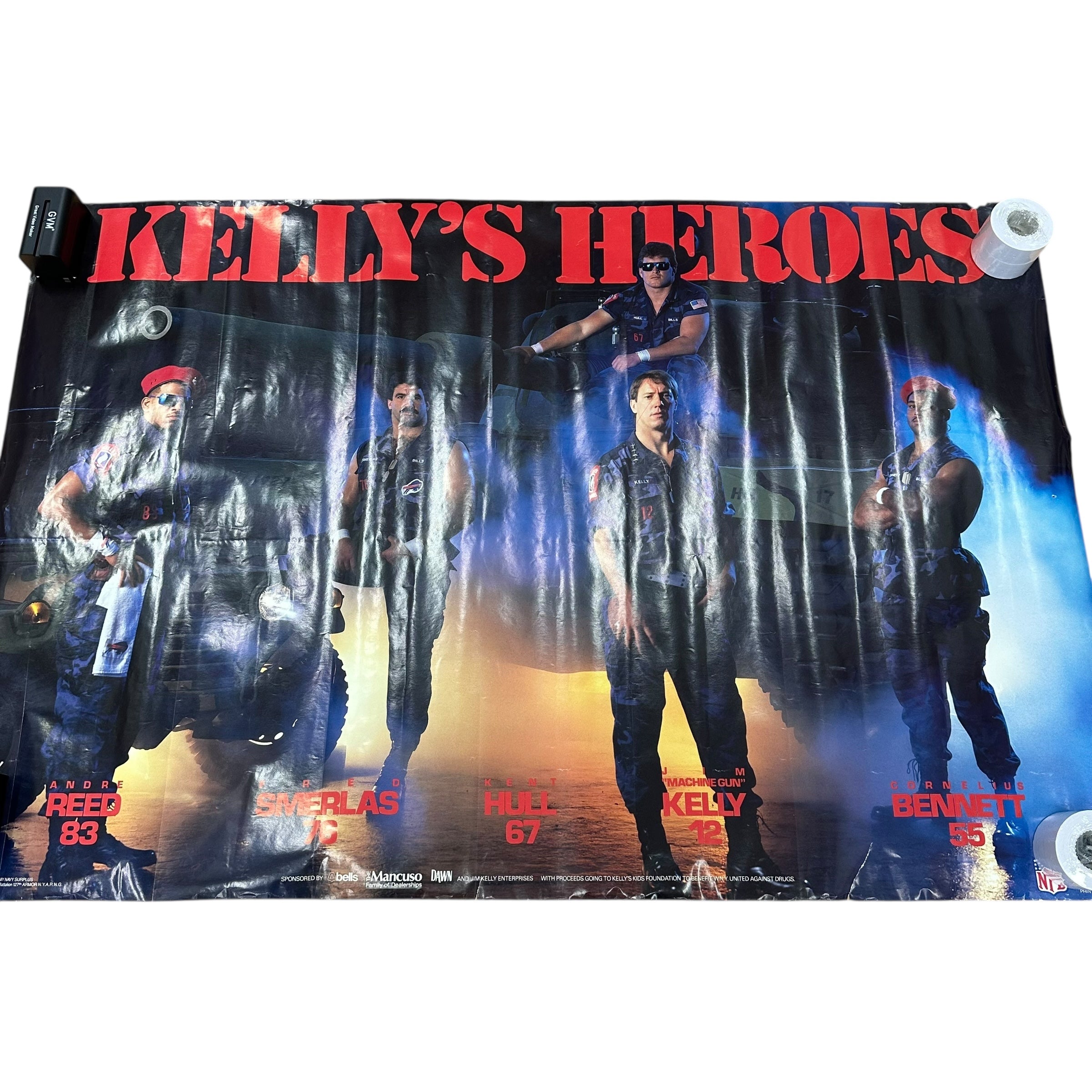 Vintage Buffalo Bills Kelly’s Heroes Poster