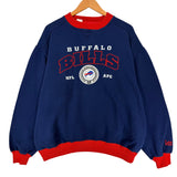 Vintage Buffalo Bills Embroidered Crewneck Sweatshirt XL