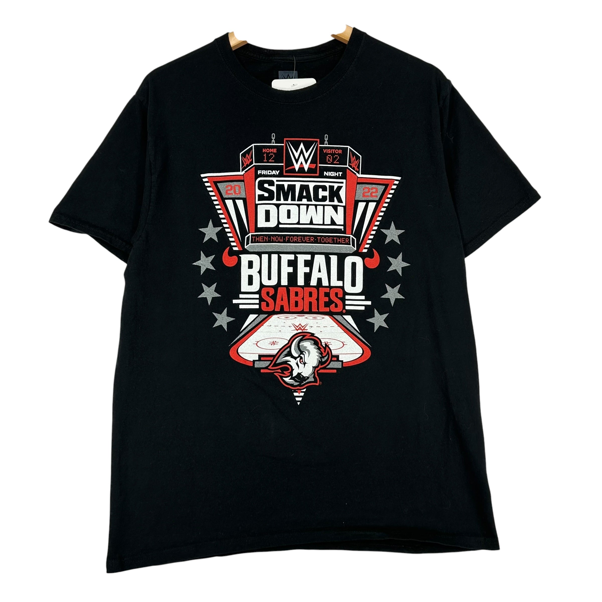 2022 Buffalo Sabres WWE Smack Down Shirt Large