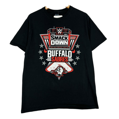 2022 Buffalo Sabres WWE Smack Down Shirt Large