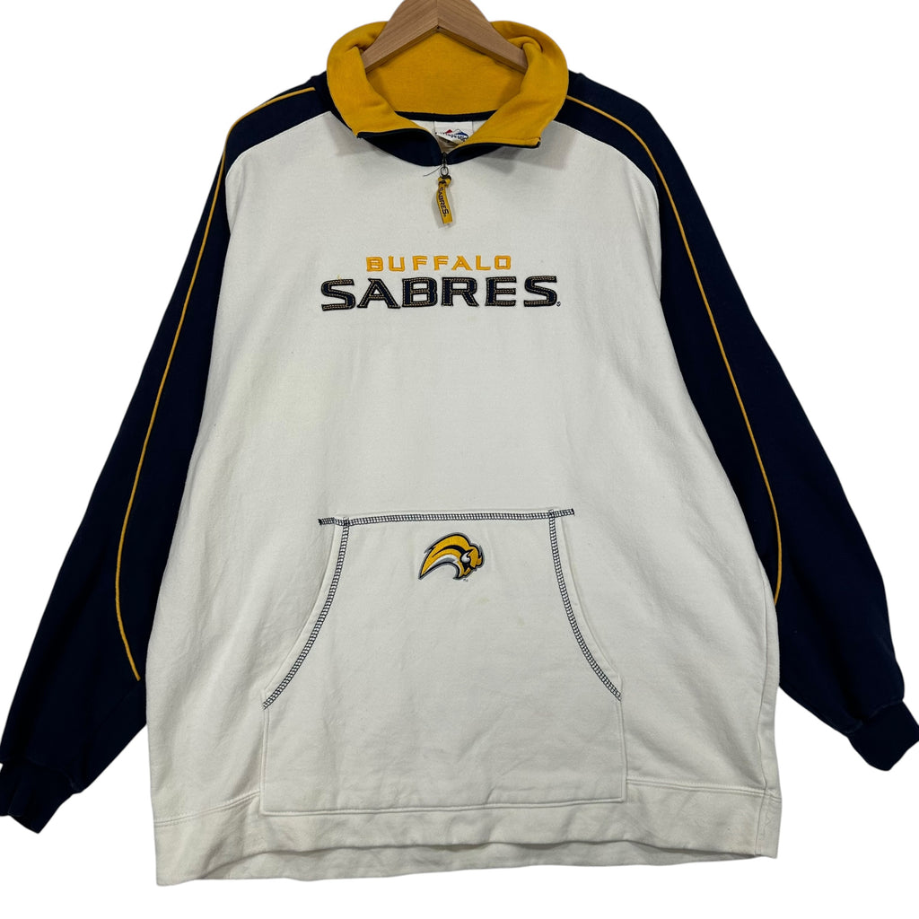 Vintage Buffalo Sabres 1/4 Zip Sweatshirt XXL