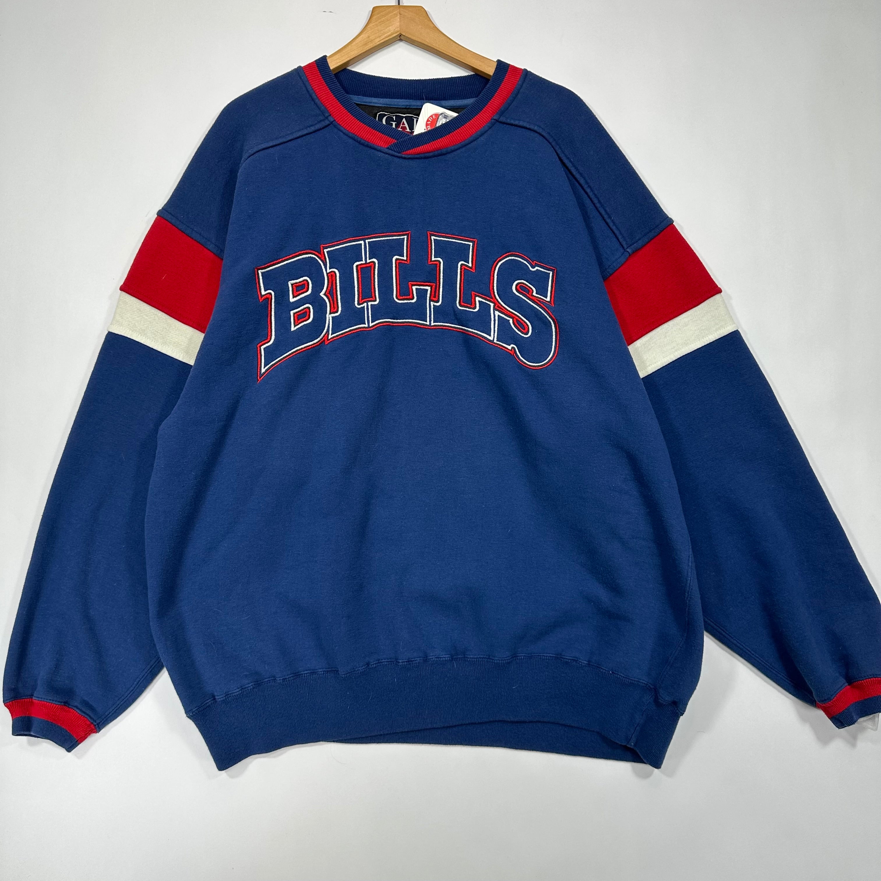 Vintage Buffalo Bills Embroidered Crewneck Sweatshirt XL