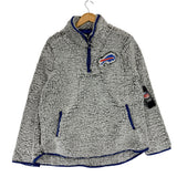 Buffalo Bills 1/4 Zip Sherpa Sweatshirt Large