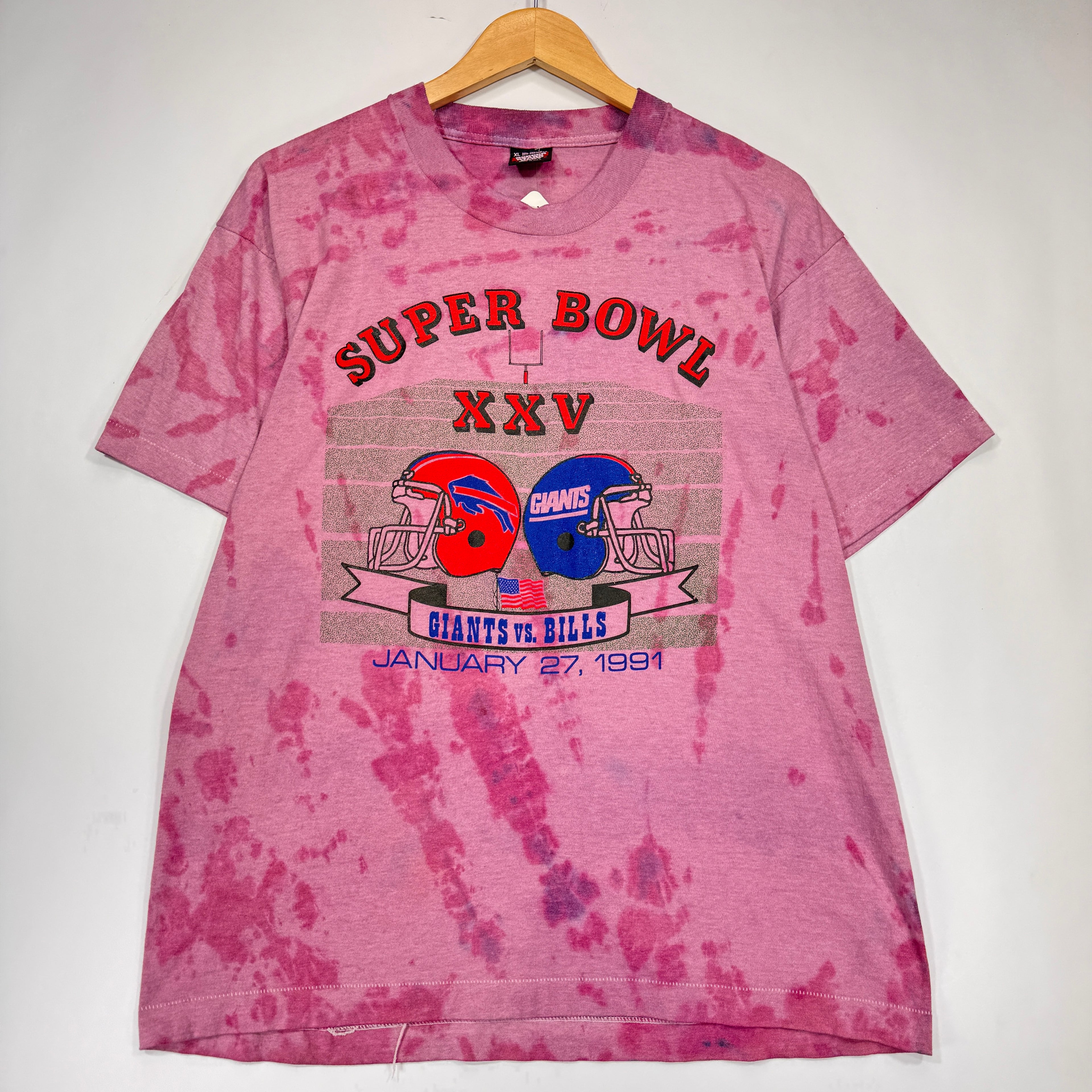Vintage Buffalo Bills Overdyed 1991 Super Bowl Shirt XL