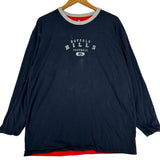 Vintage Buffalo Bills REVERSIBLE Long Sleeve Shirt XL