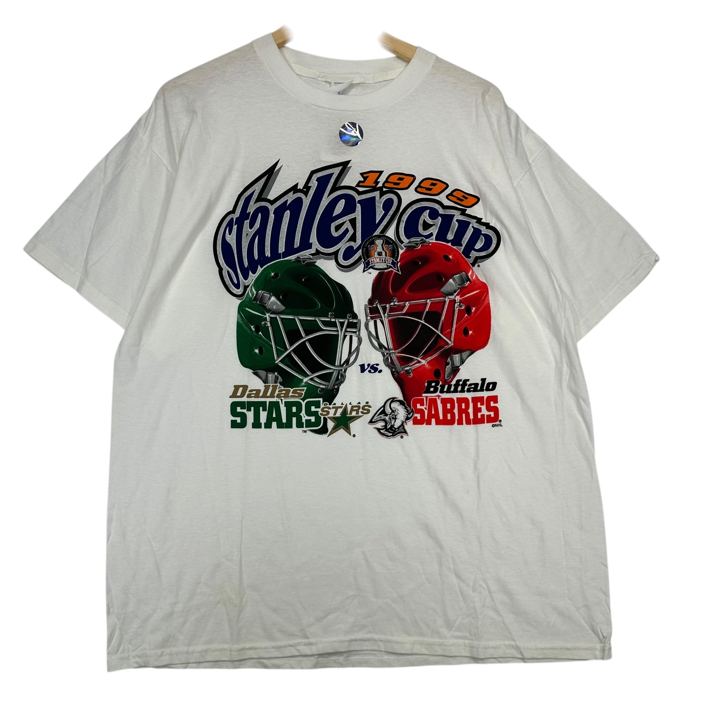 Vintage Buffalo Sabres Dallas Stars 1999 Stanley Cup Shirt XL