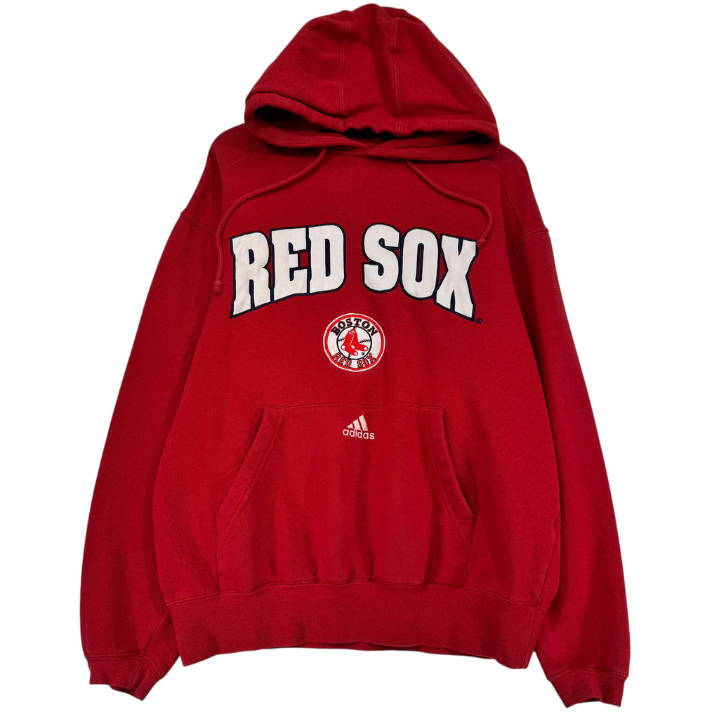 Vintage Adidas Boston Red Sox Hoodie Sweatshirt Medium