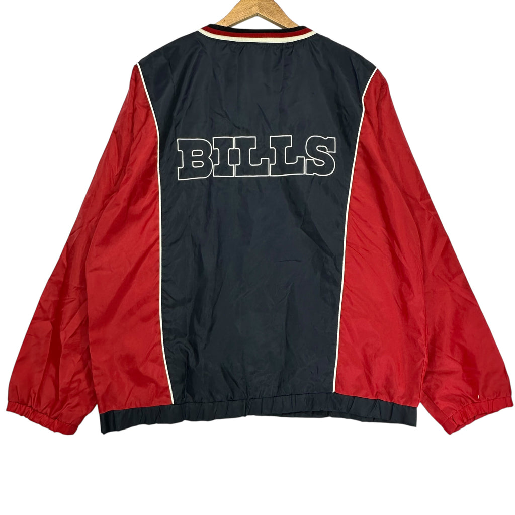 Vintage Buffalo Bills Pullover Windbreaker Jacket Large