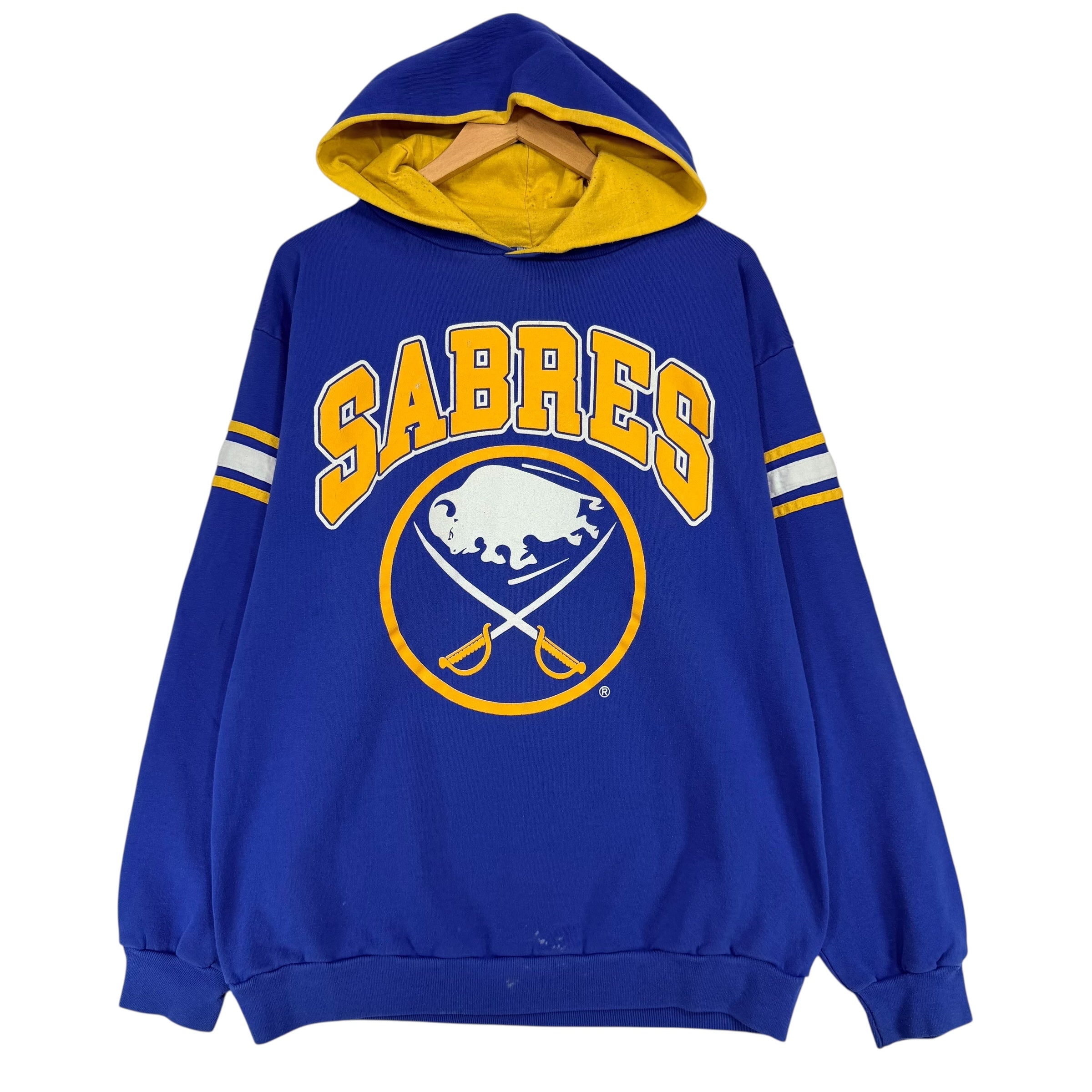 Vintage Buffalo Sabres 1980s Hoodie Sweatshirt XL