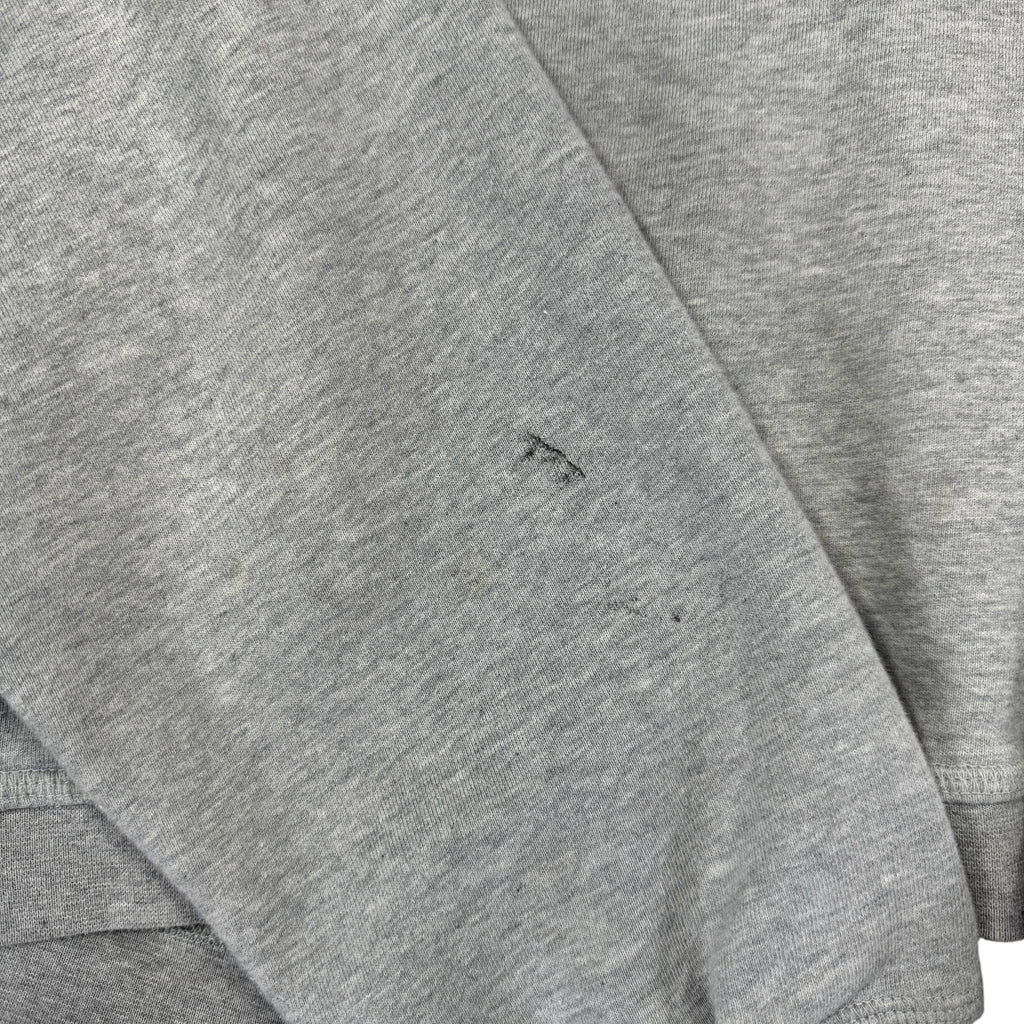 Y2K Nike V-Neck Center Swoosh Cropped Crewneck Sweatshirt Medium