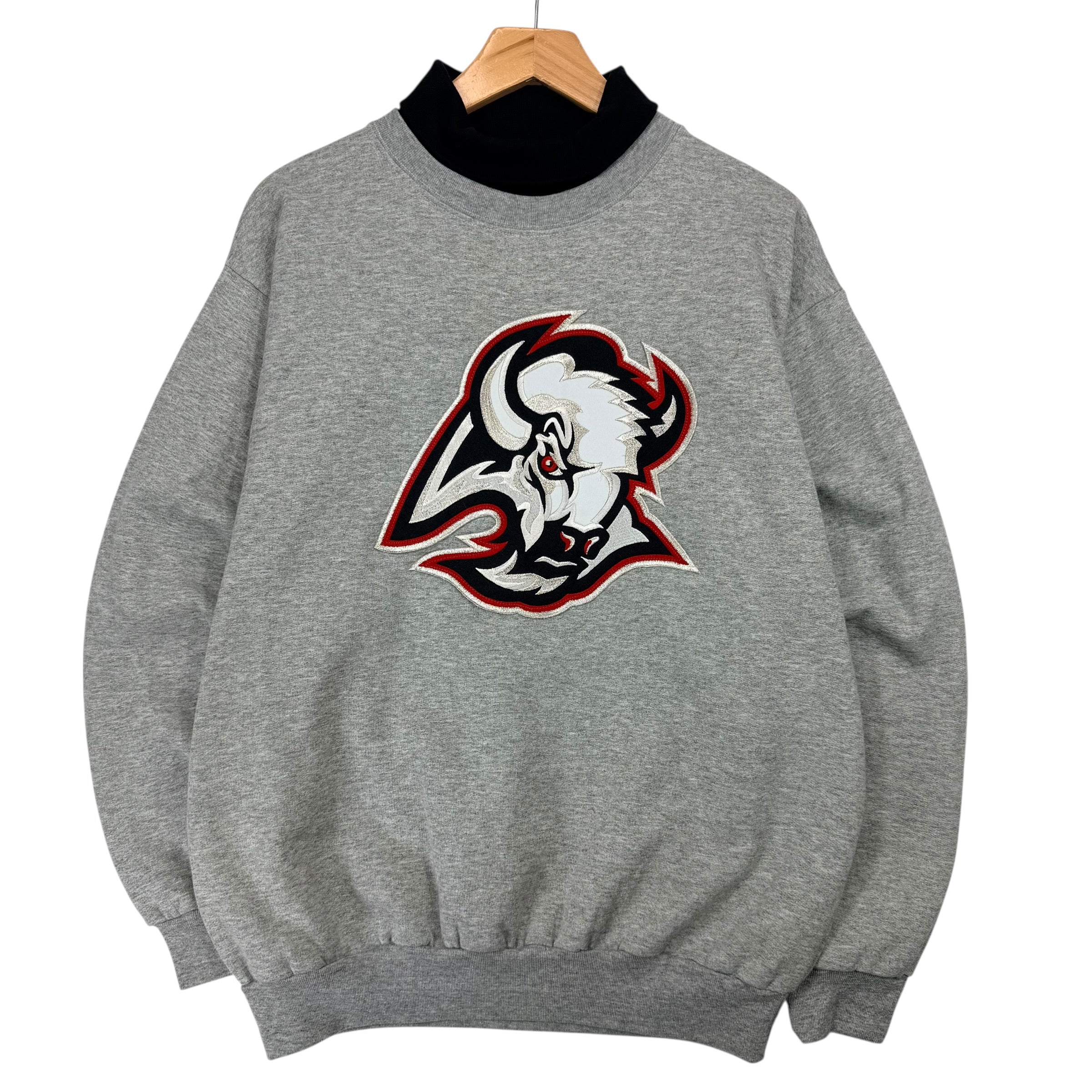 Vintage Buffalo Sabres Turtleneck  Sweatshirt Large