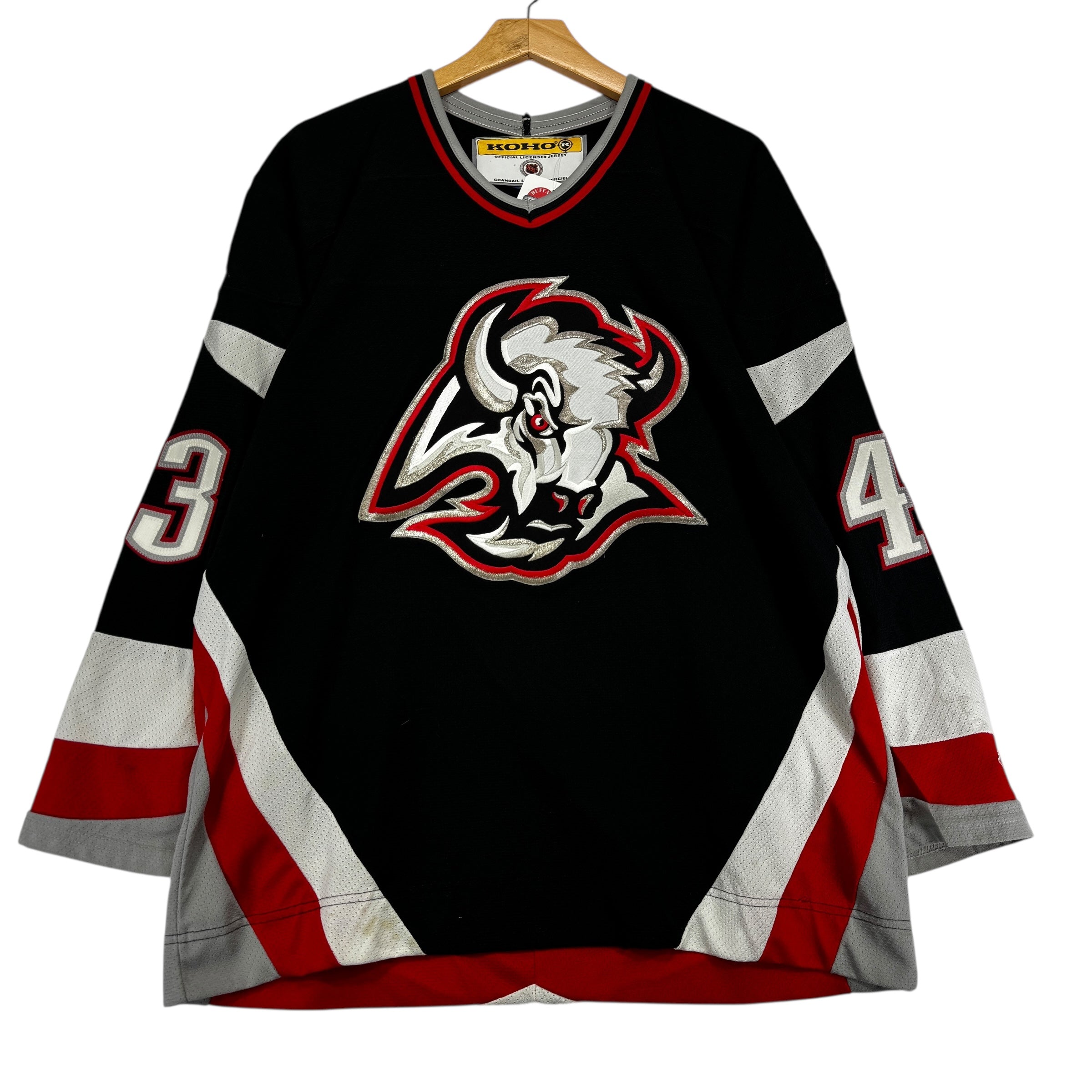 Vintage Buffalo Sabres Martin Biron Jersey Shirt Large