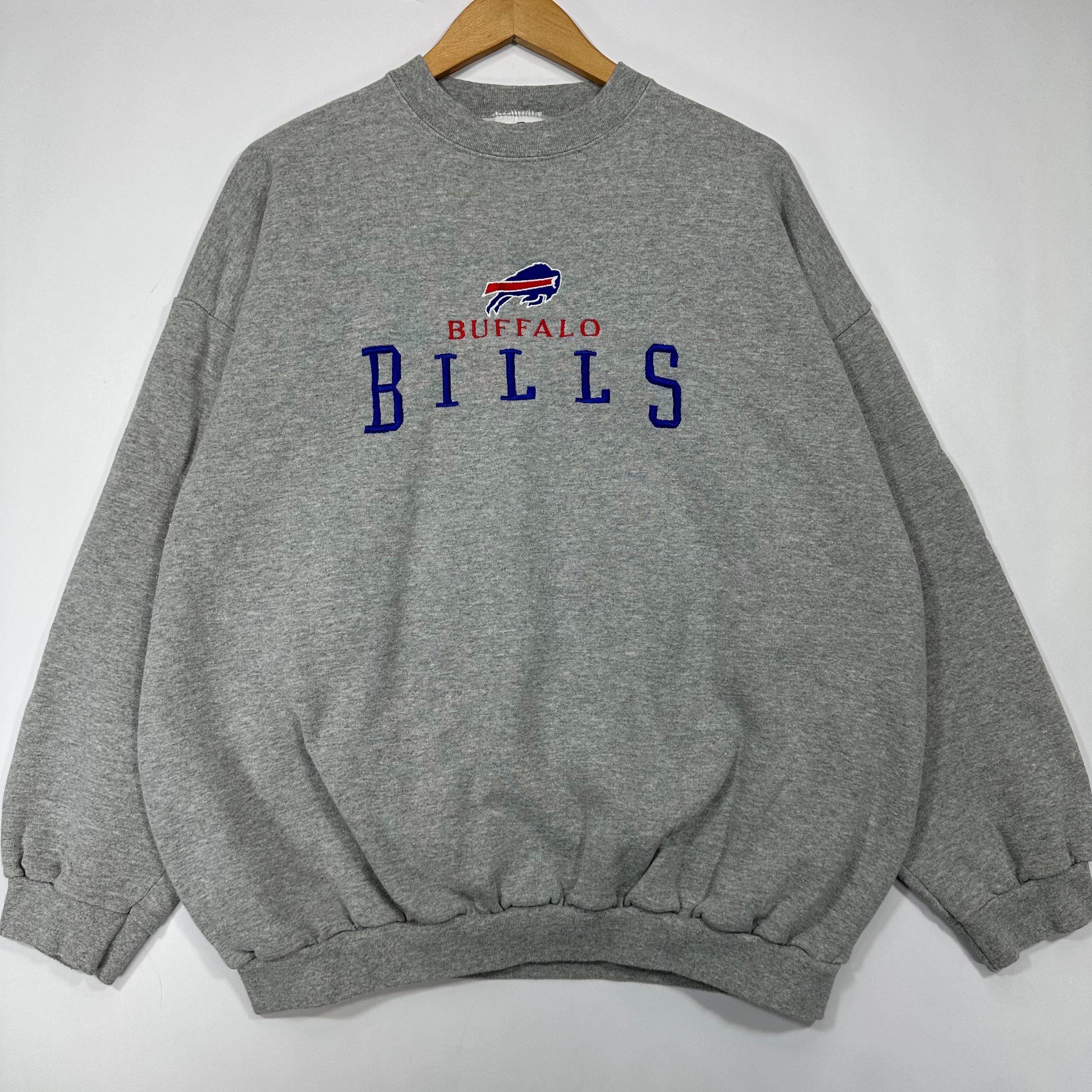 Vintage Buffalo Bills Embroidered Crewneck Sweatshirt XXL