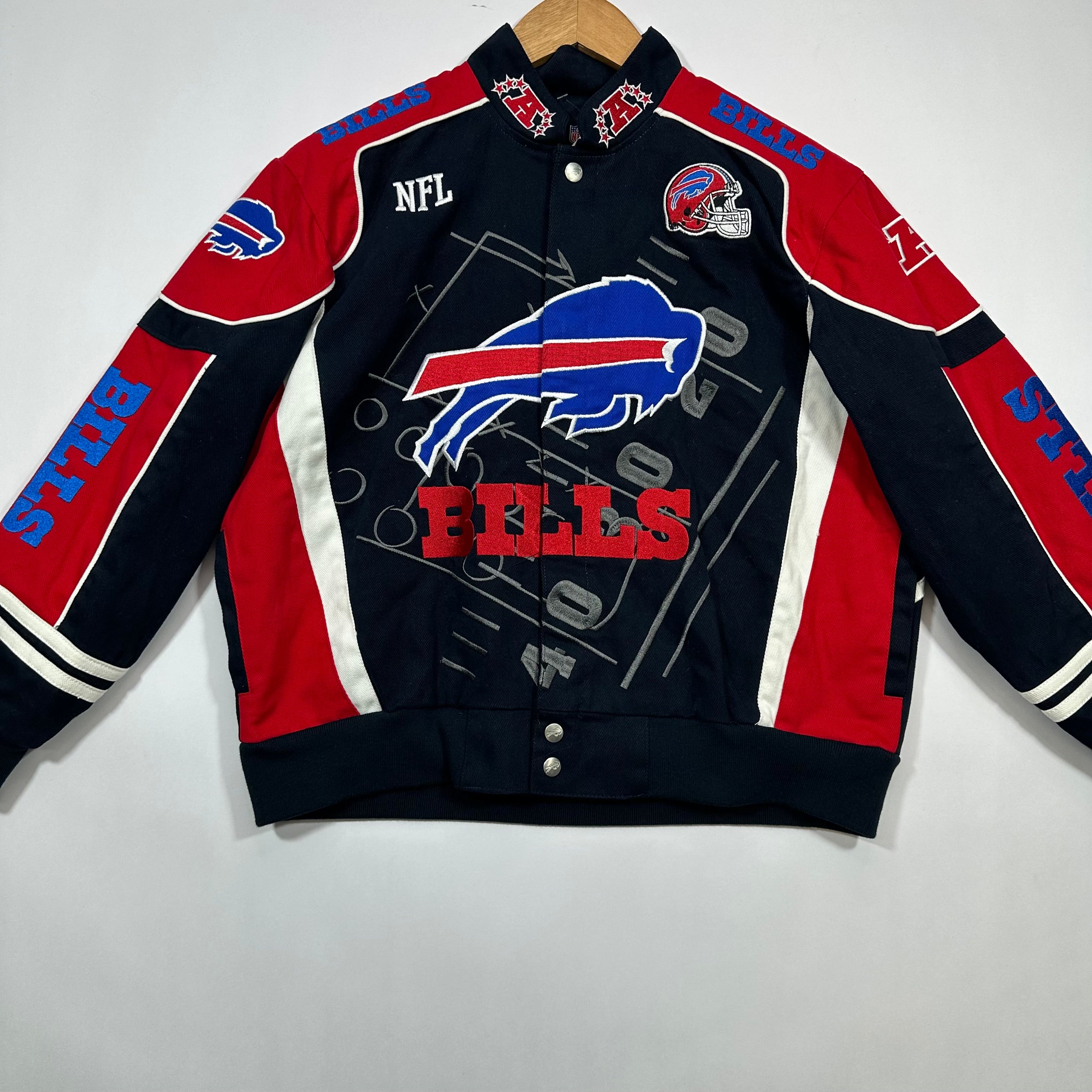 Vintage Buffalo Bills NASCAR Racing Jacket Small-Medium