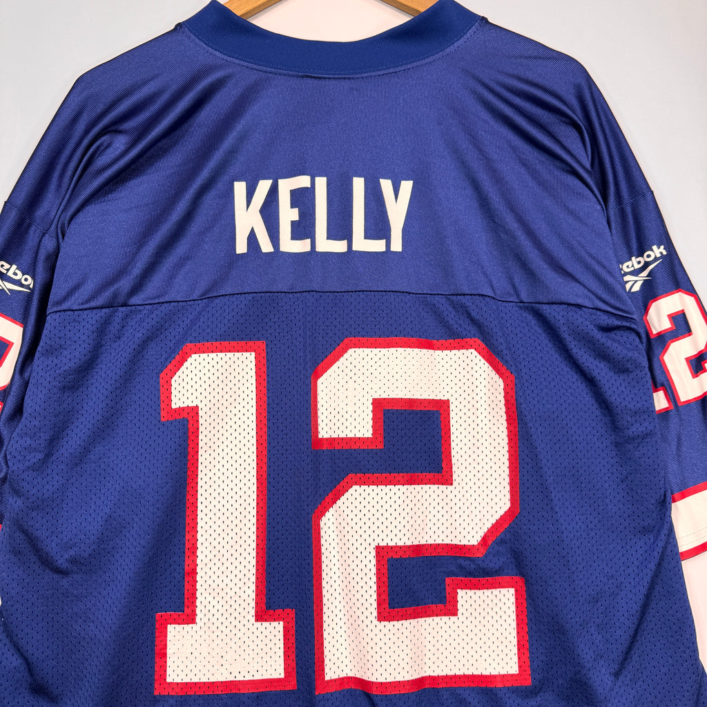 Vintage Buffalo Bills Kelly #12 Jersey Shirt Large
