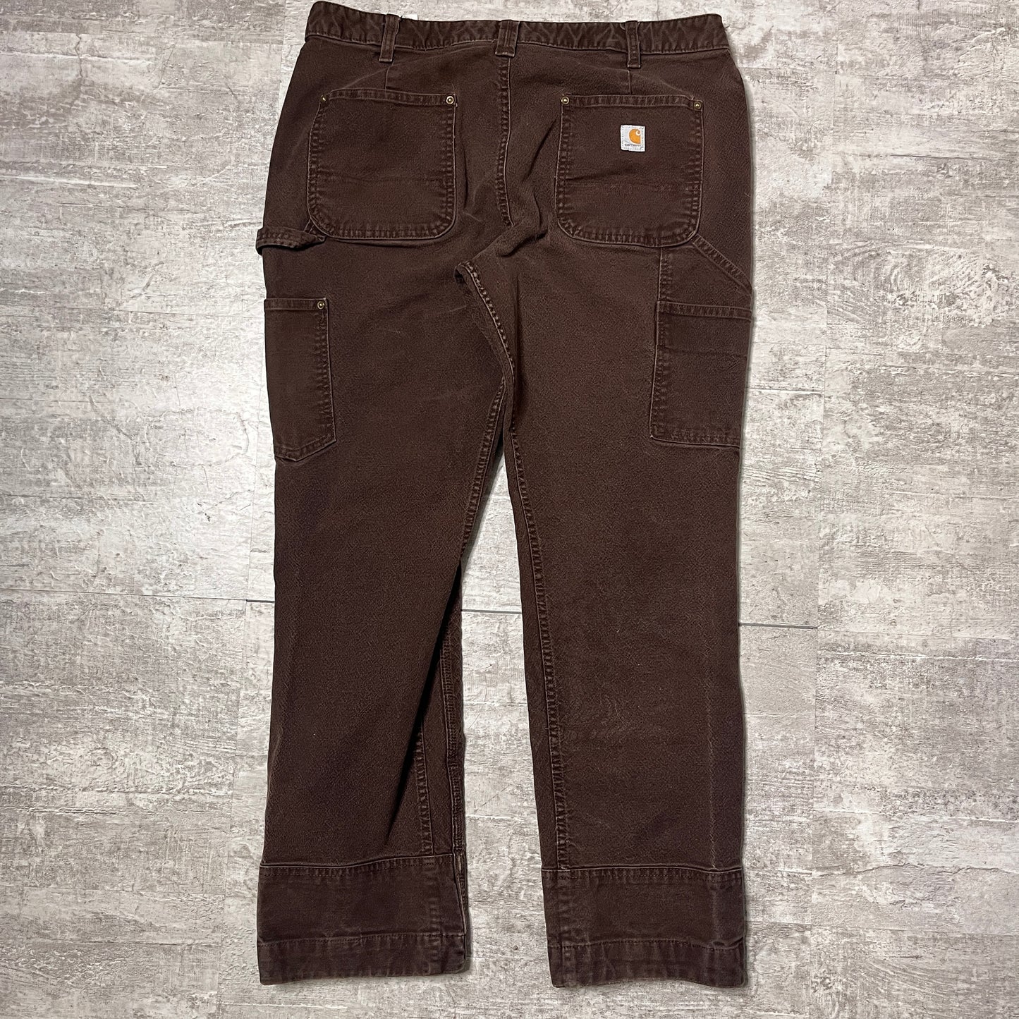 Carhartt Double Knee Brown Pants 38x32