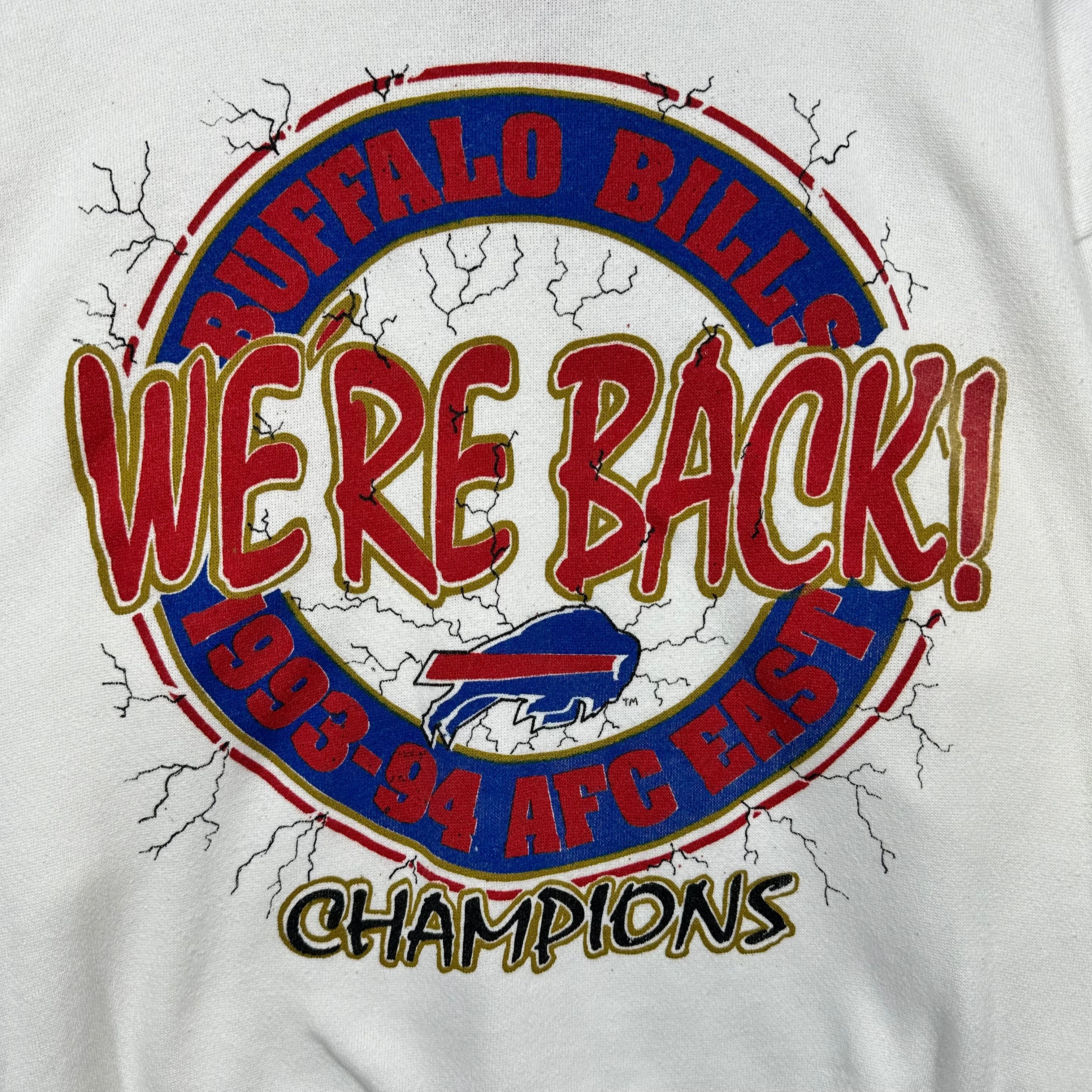Vintage Buffalo Bills 1994 We’re Back Crewneck Sweatshirt XXL