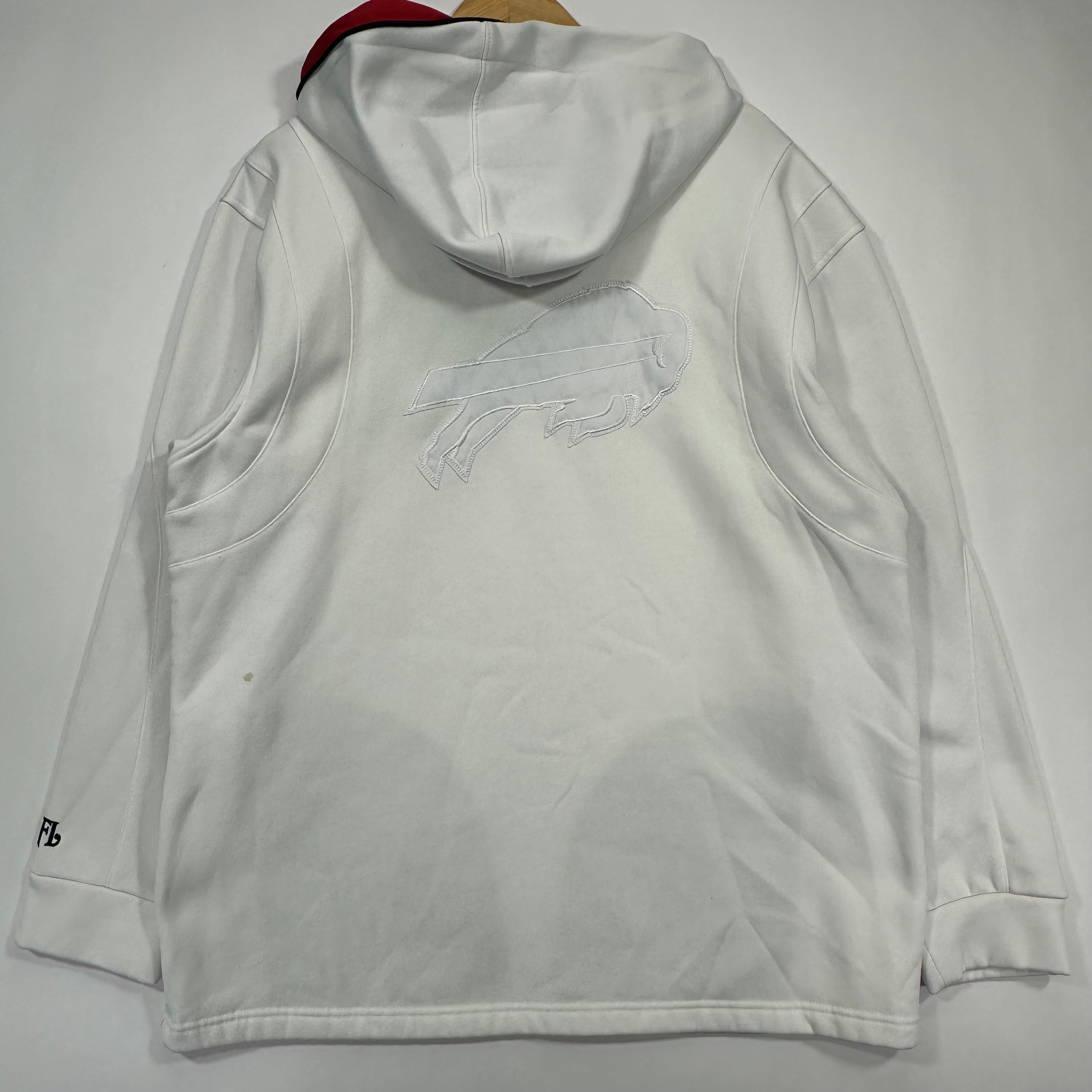 Vintage Buffalo Bills Embroidered Hoodie Sweatshirt XL