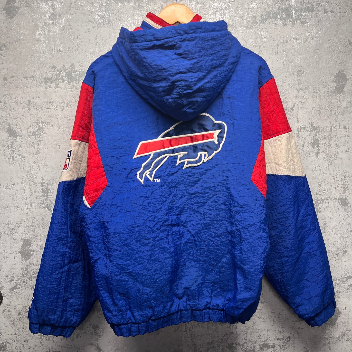 Vintage Buffalo Bills Starter Pullover Puffer Jacket Medium