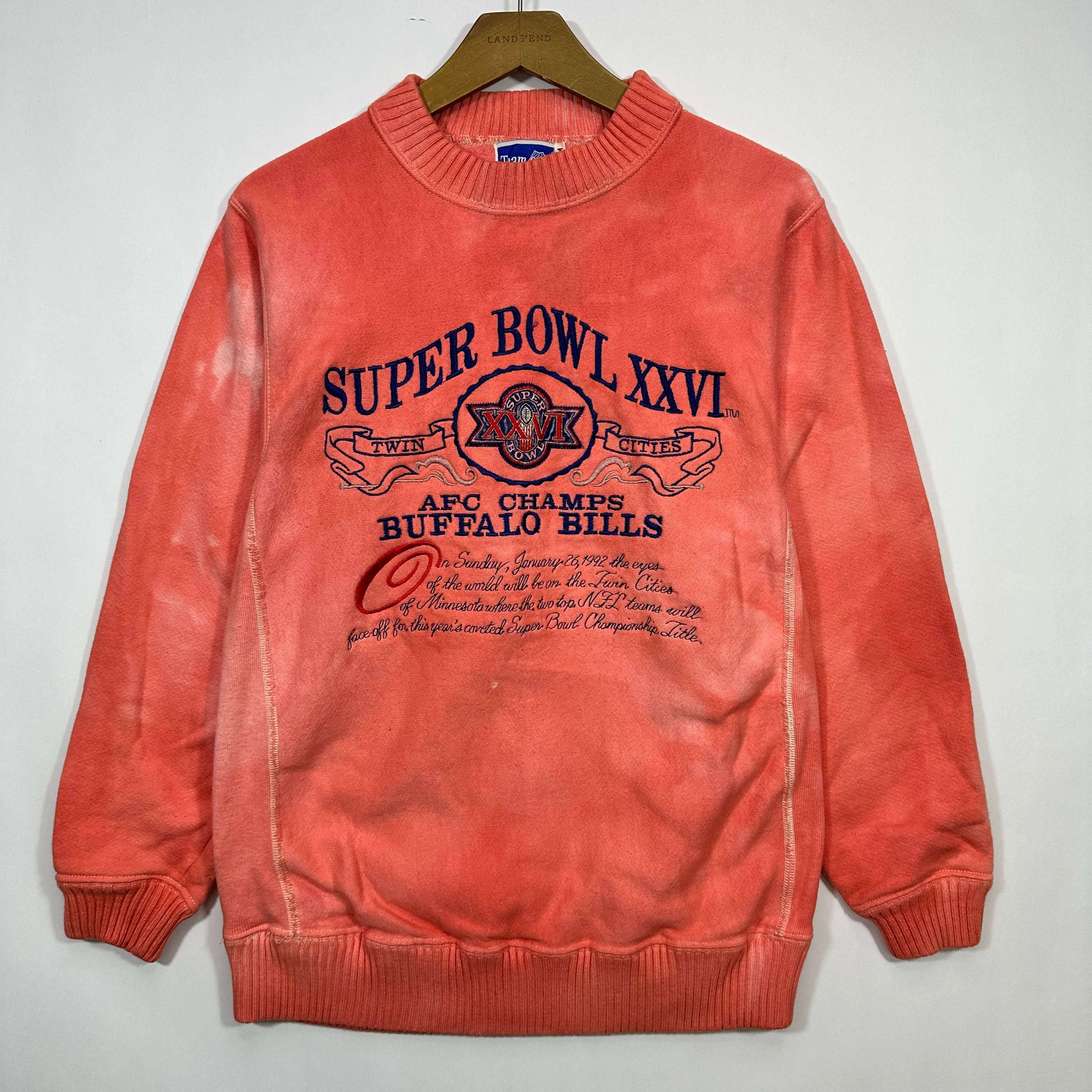 Vintage Buffalo Bills 1992 Super Bowl Crewneck Sweatshirt Medium