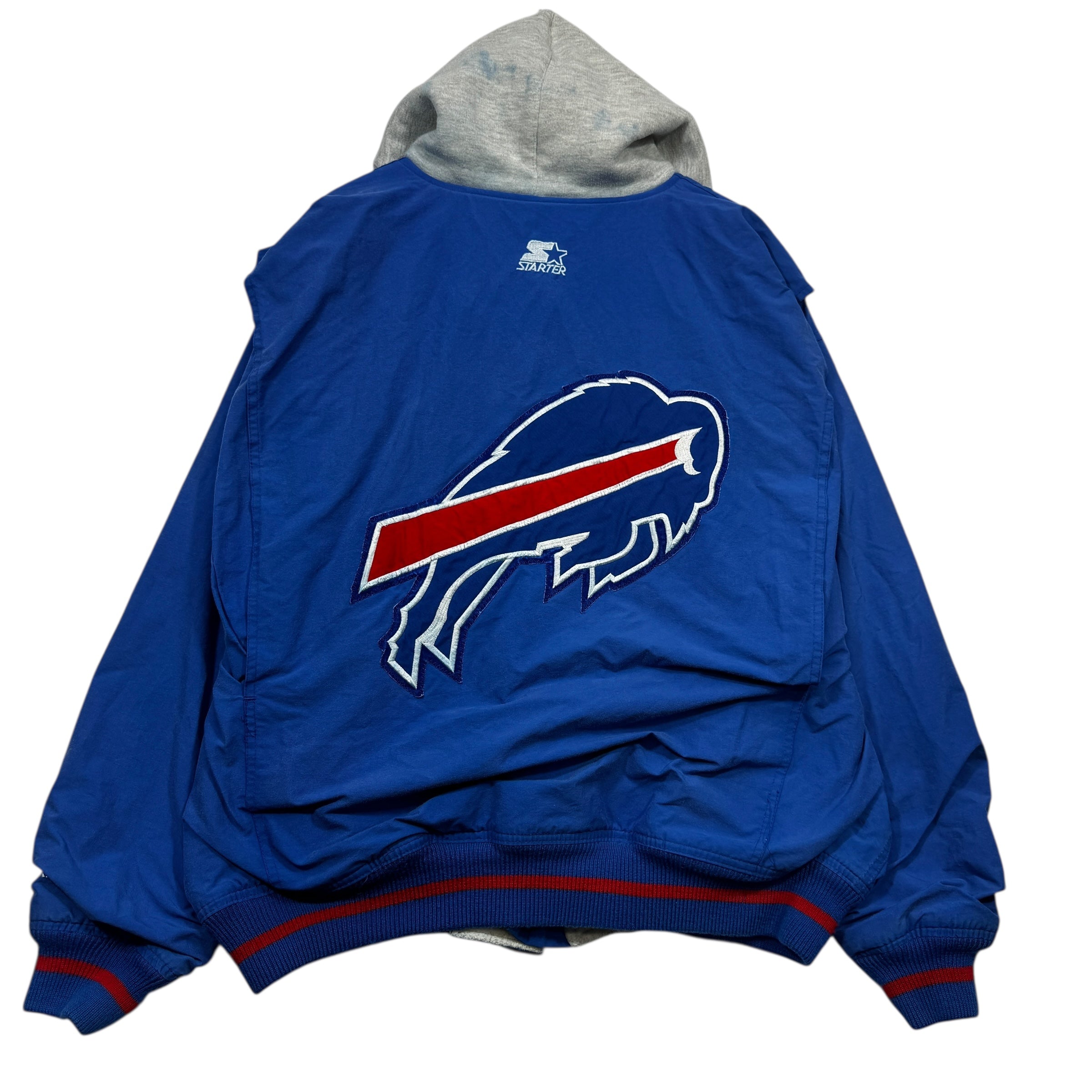 Vintage Buffalo Bills Starter Zip Up Hoodie Jacket XL
